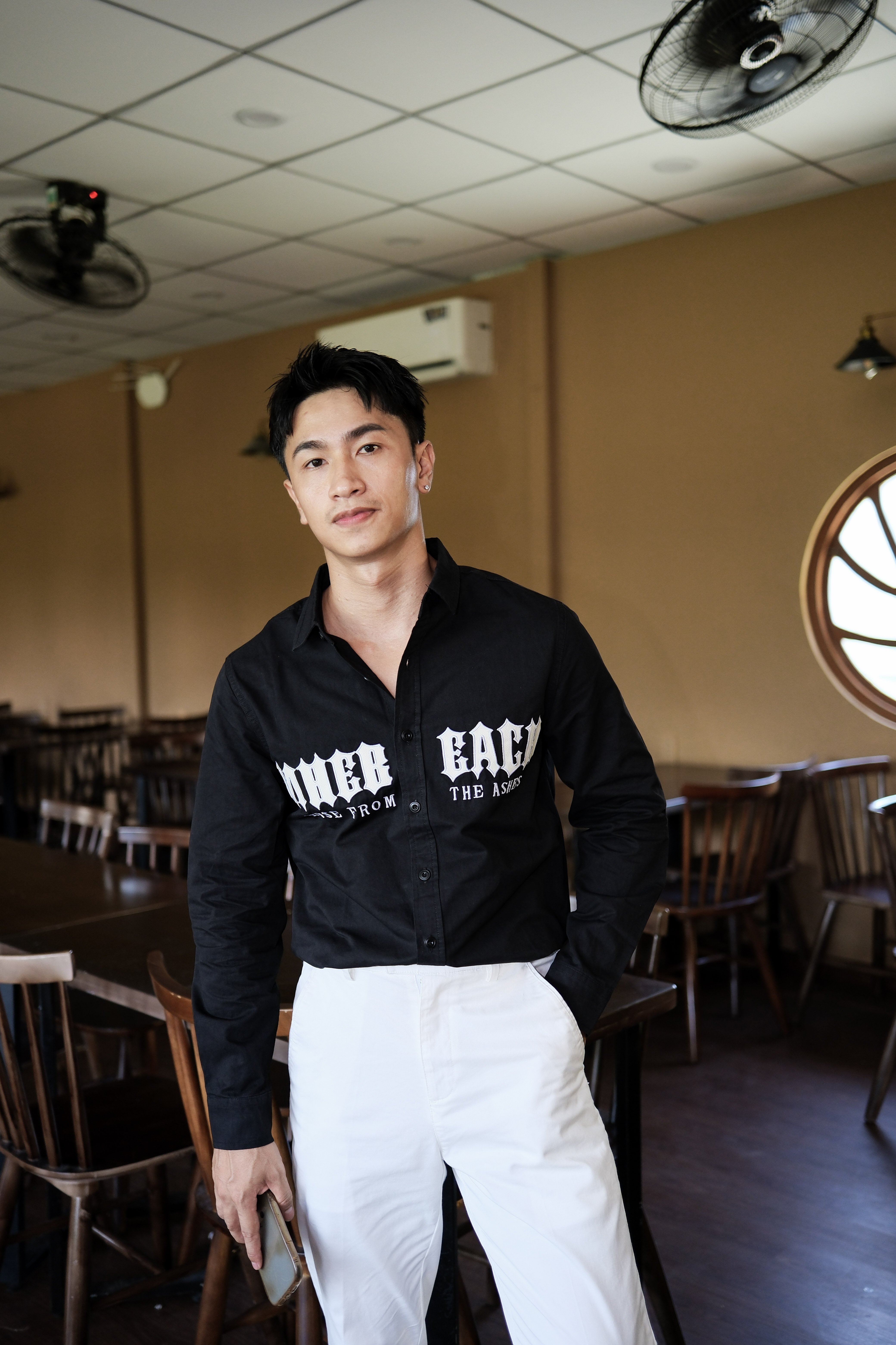 SA11 - Áo sơ mi nam dài tay họa tiết chữ phong cách Nhật Bản, chất cotton mềm mại, dáng rộng thoải mái_thumbnail_11