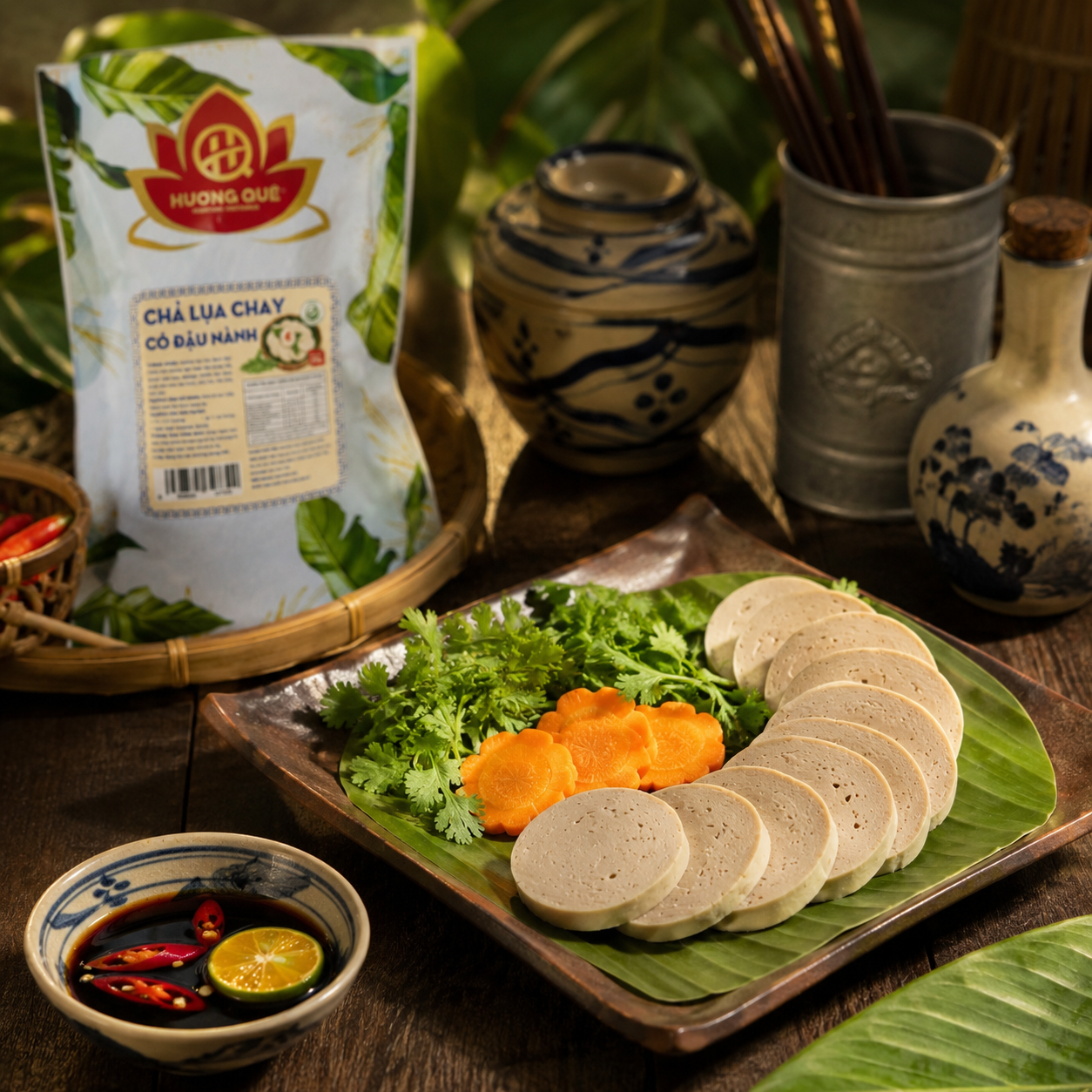 [Combo 5 món] 3 Chả Mít 250g + 1 Chả Ớt Xiêm Xanh 250g + 1 Chả Có Đậu Nành 250g_thumbnail_3