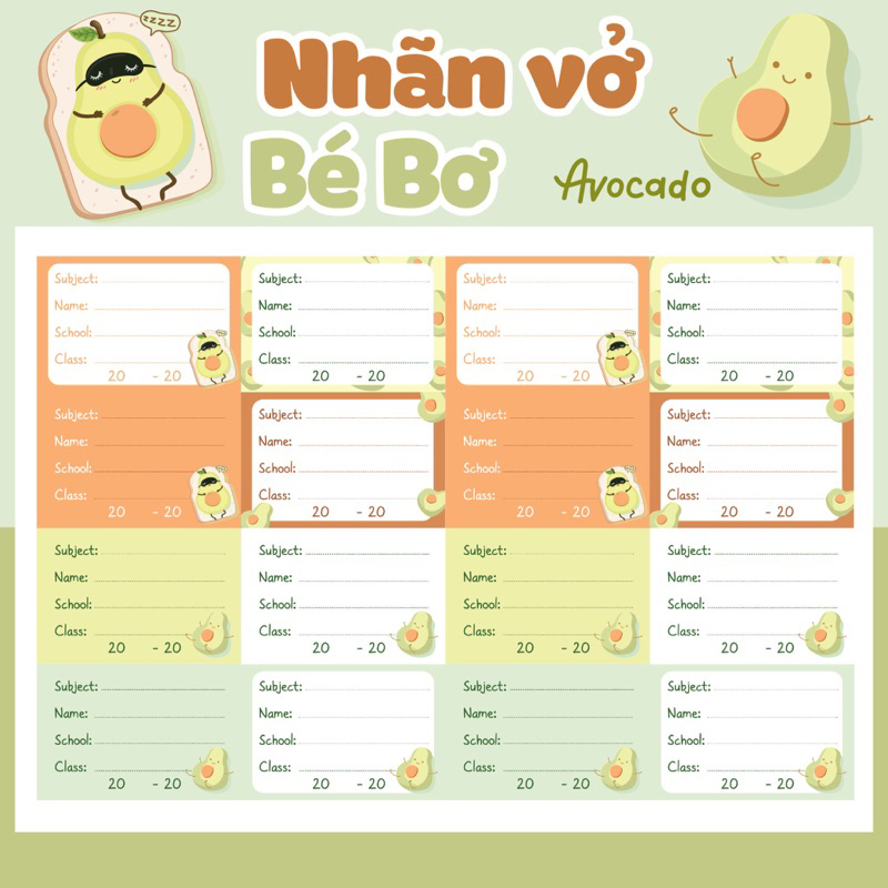 (In tên theo yêu cầu) SET 24 NHÃN VỞ Gấu dâu Lotso, Capybara, Kuromi, Totoro, Doraemon, nhiều mẫu siêu cute khác_thumbnail_12