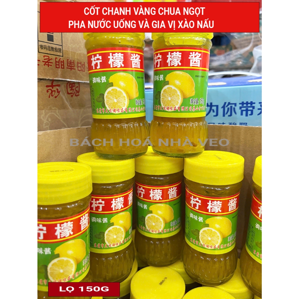 cốt chanh vàng nguyên chất, pha nước uống và làm gia vị xào nấu đa dụng, lọ 150g_thumbnail_3