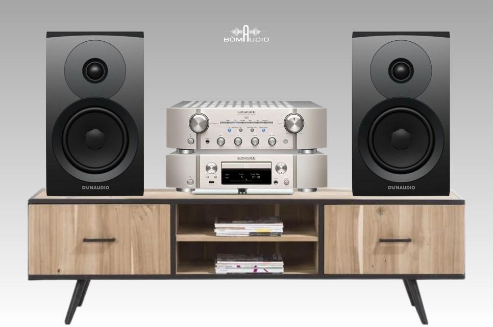 Combo Amply MARANTZ PM8006 + Đầu CD Kiêm DAC MARANTZ ND8006 + Loa DYNAUDIO NEW EMIT 20 - B86
