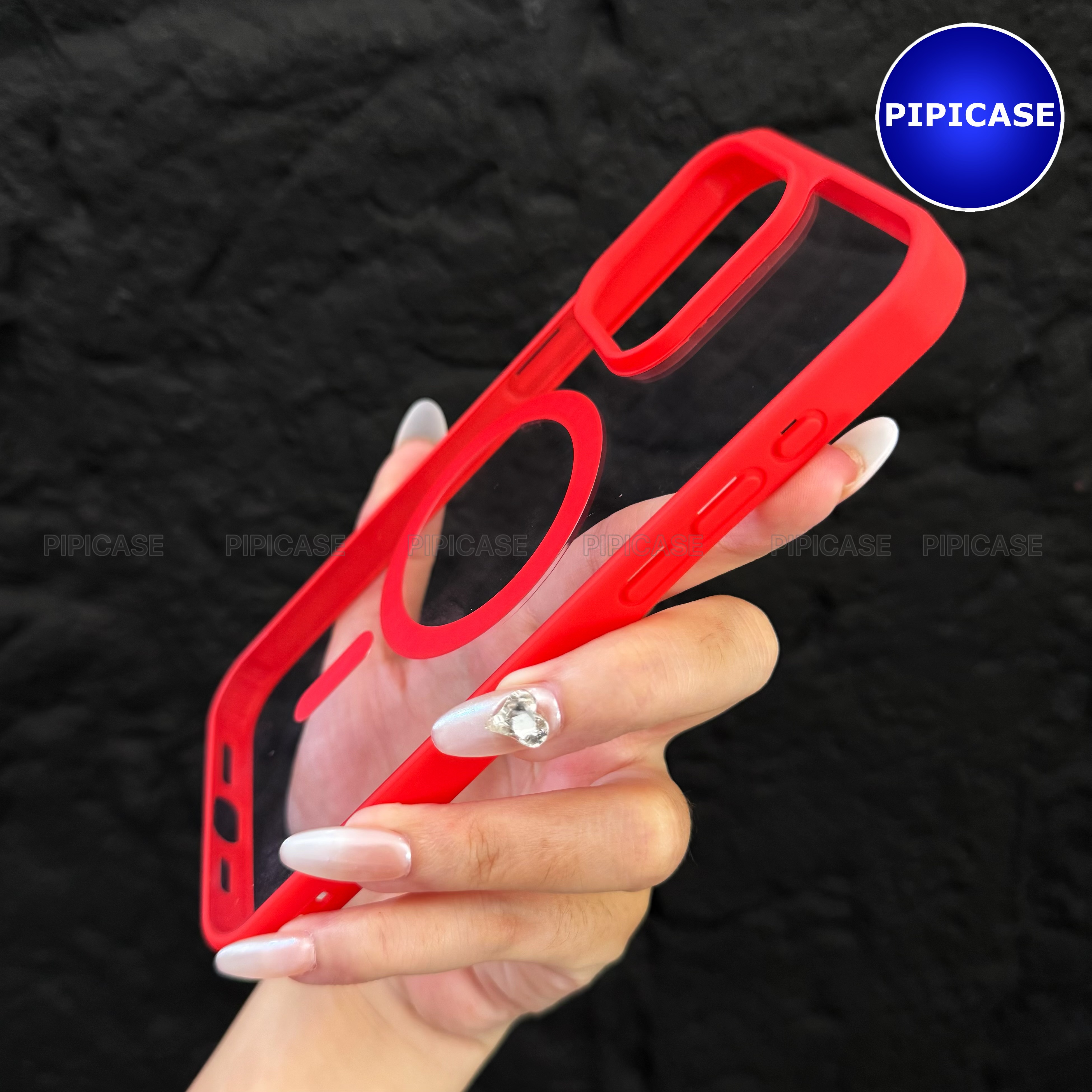 Ốp Lưng iPhone 15 Pro Max - Chic - Đỏ Tươi_thumbnail_1