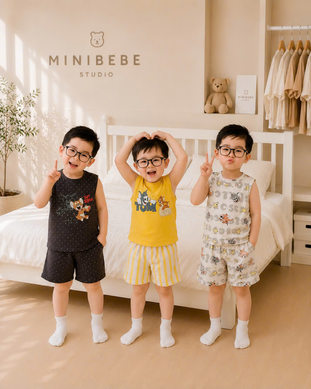 D61 SET 3 BỘ BA LỖ TOM & JERRY - A100.380