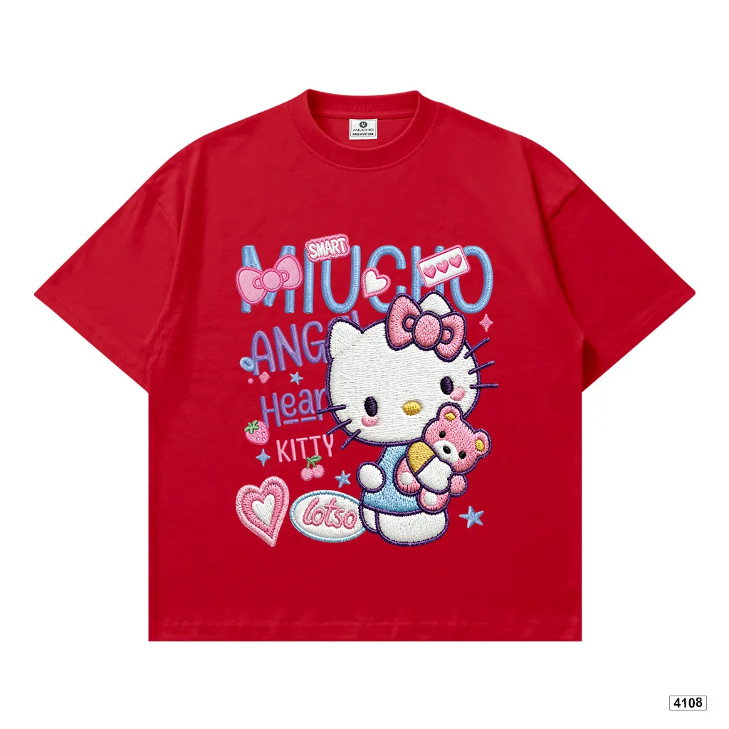 Áo thun nữ form boxy Mèo con đáng yêu Miucho 4108_thumbnail_14