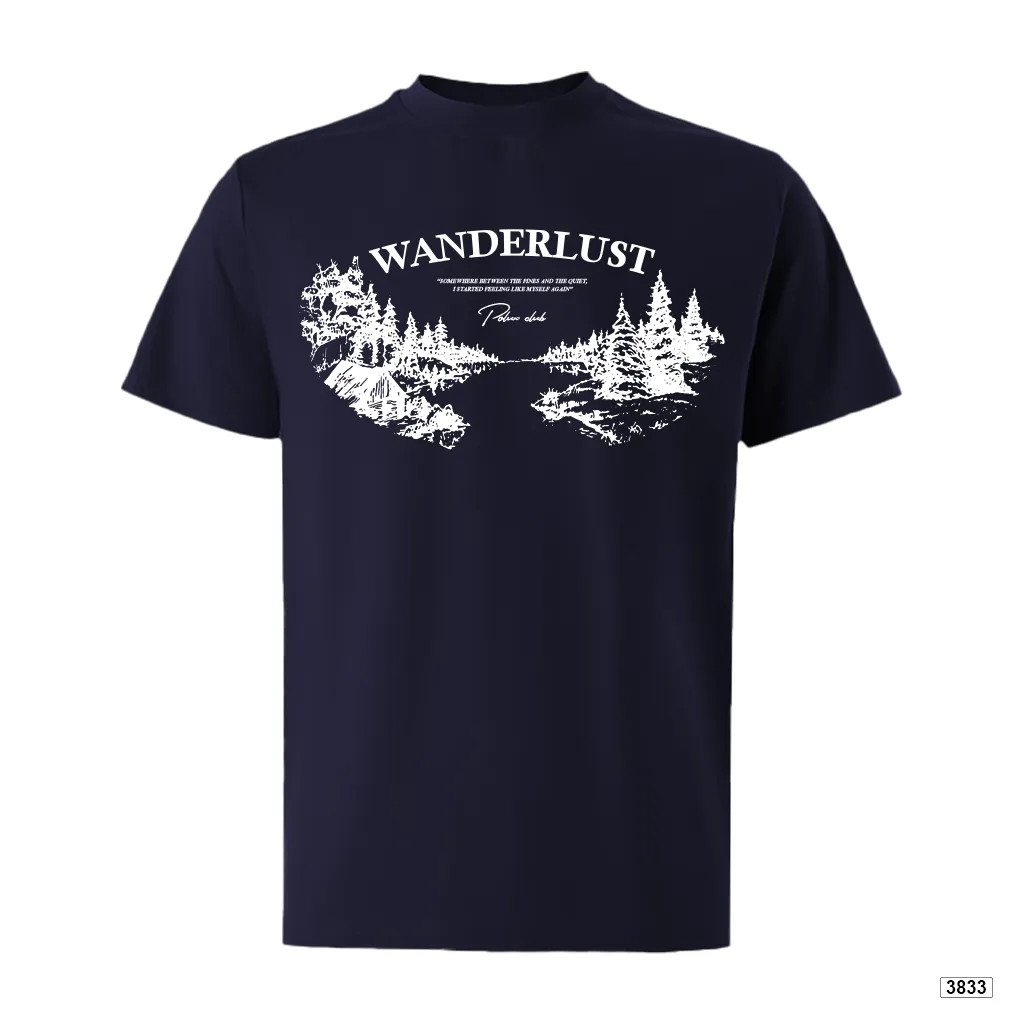 Áo thun nam Wanderlust aesthetic phong cách tối giản Hàn Quốc dễ phối Polux 3833_thumbnail_14