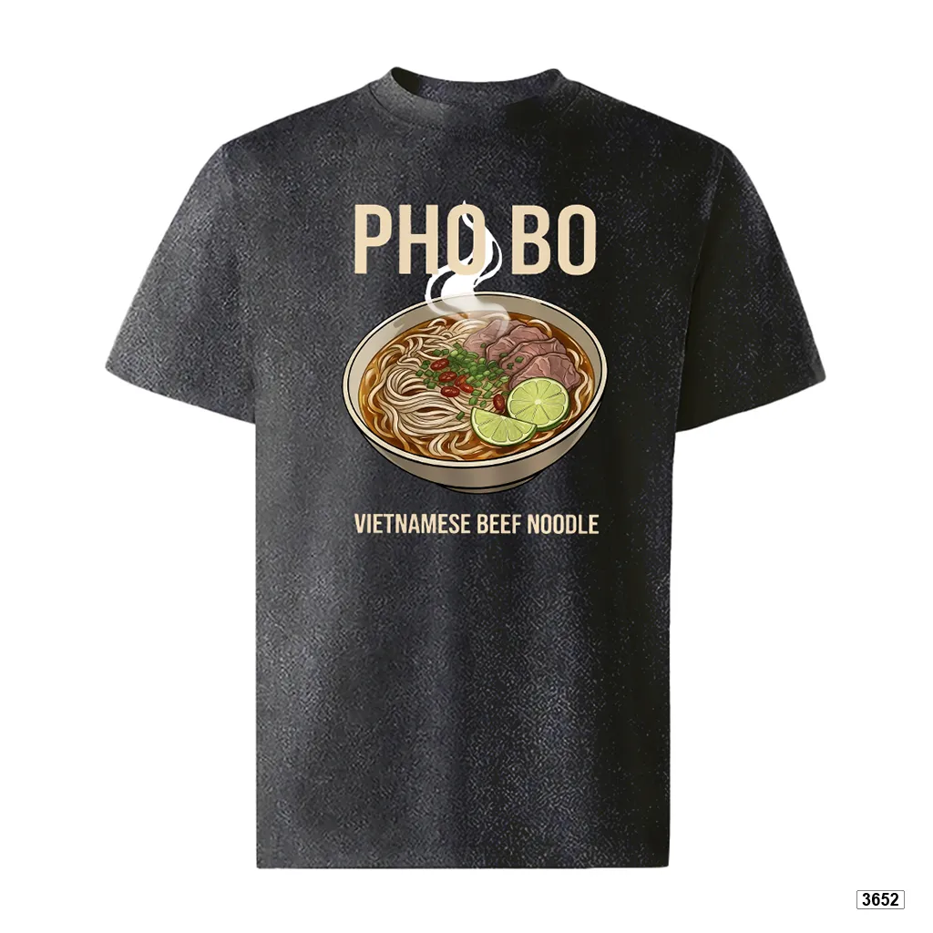 Áo thun nam oversize dày dặn đứng form Pho Bo TeePrint 3652_thumbnail_0