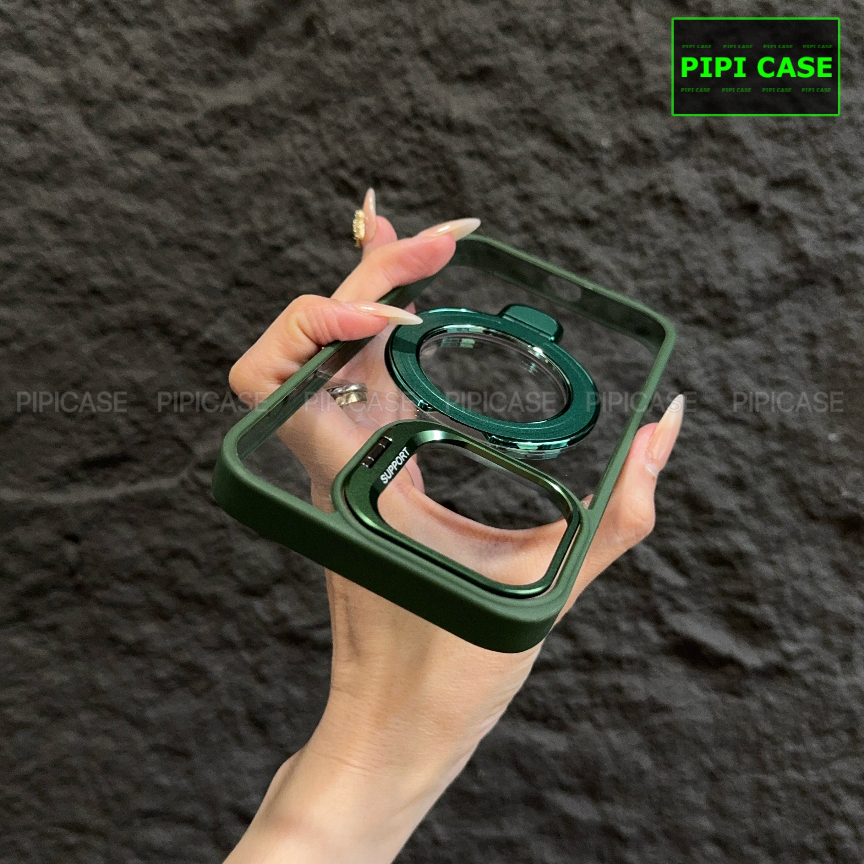 Ốp Lưng iPhone 12 Pro Max - Super Gone - Xanh Lá_thumbnail_7
