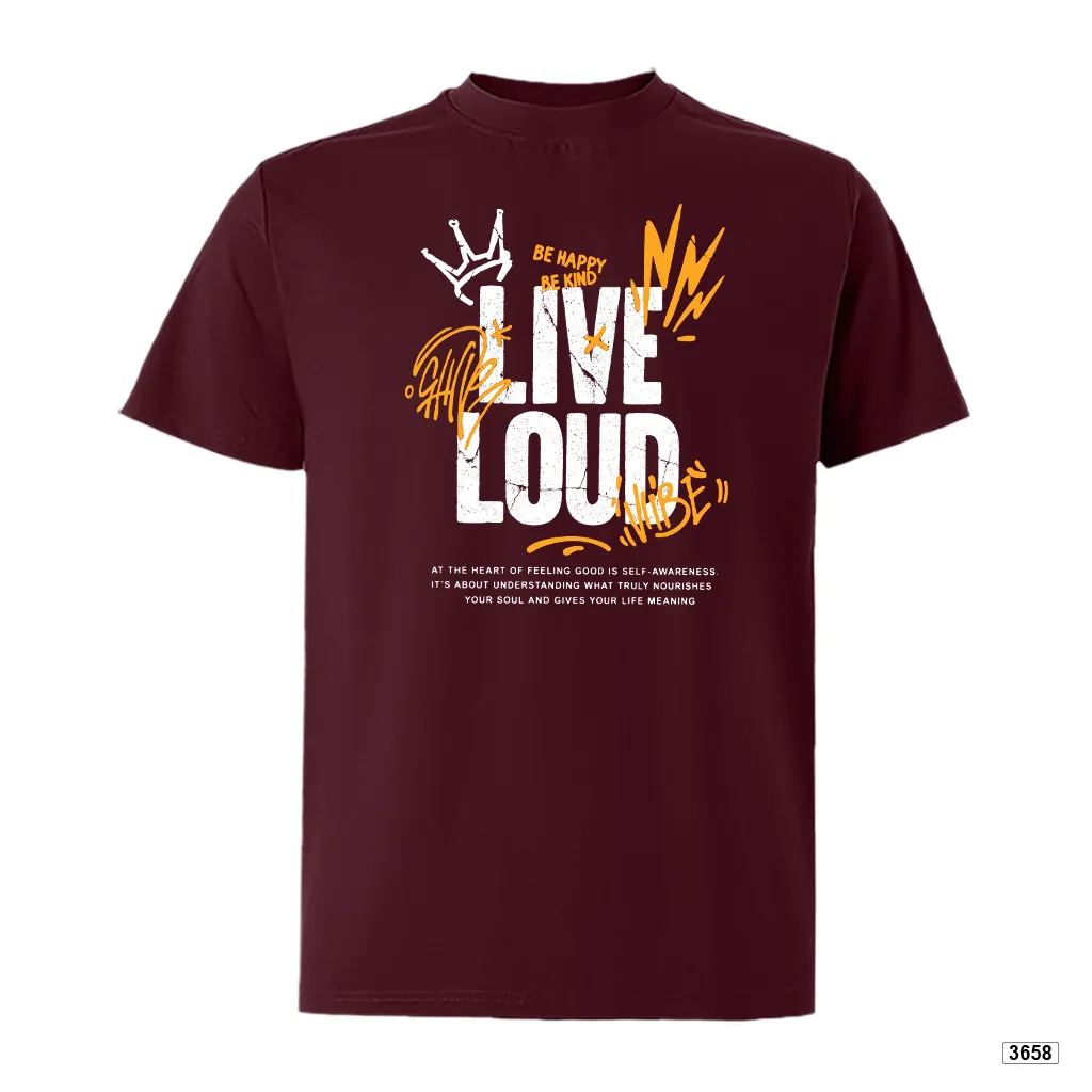 Áo thun form rộng chất thoáng mát Live Loud TeePrint 3658_thumbnail_14