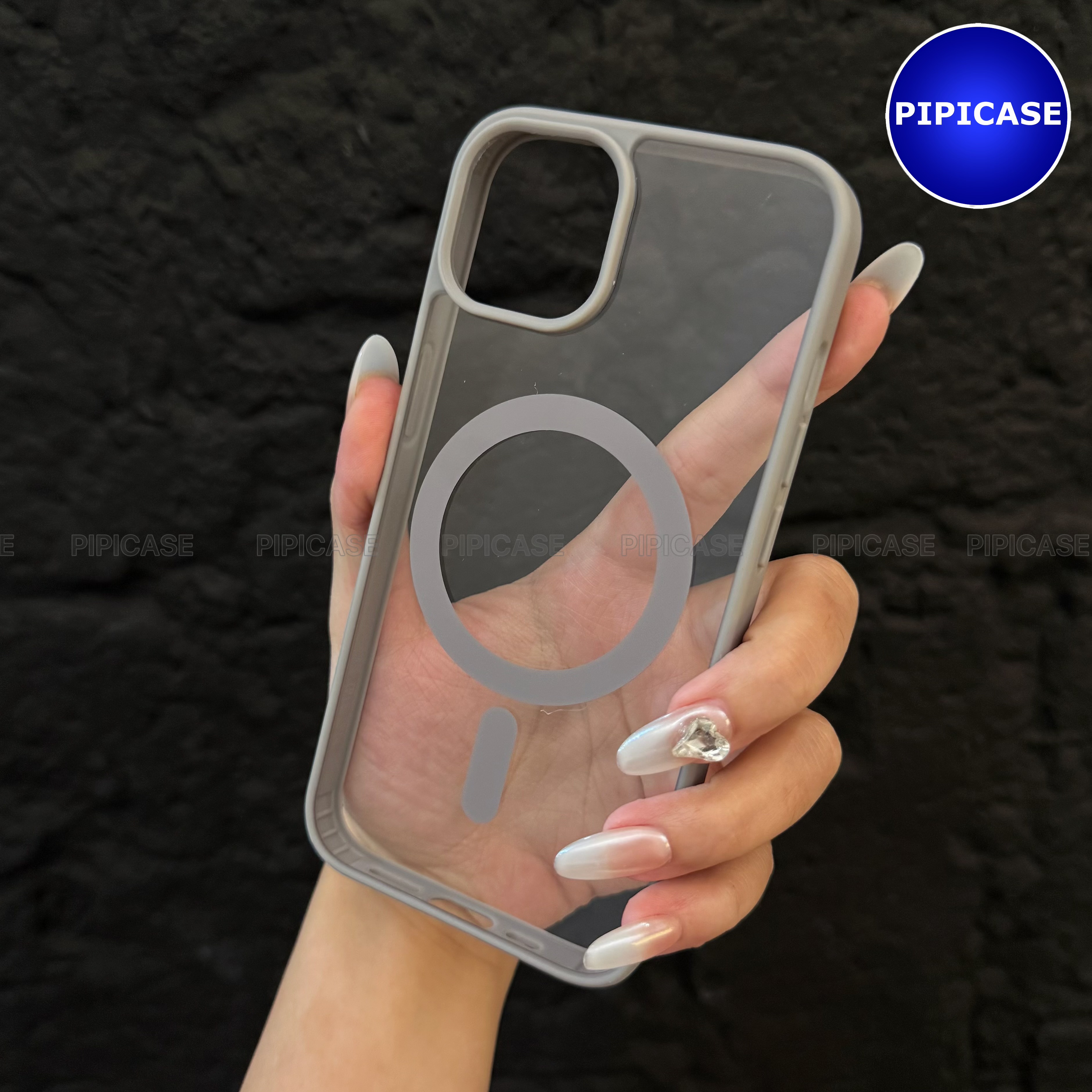 Ốp Lưng iPhone 15 - Chic - Xám_thumbnail_3