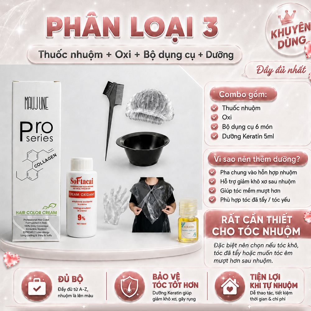 Thuốc nhuộm tóc VÀNG SÁNG KHÓI / VÀNG BẠCH KIM cực tôn da, Vibe Idol Hàn (Tặng kèm Oxi Trợ Nhuộm)_thumbnail_11