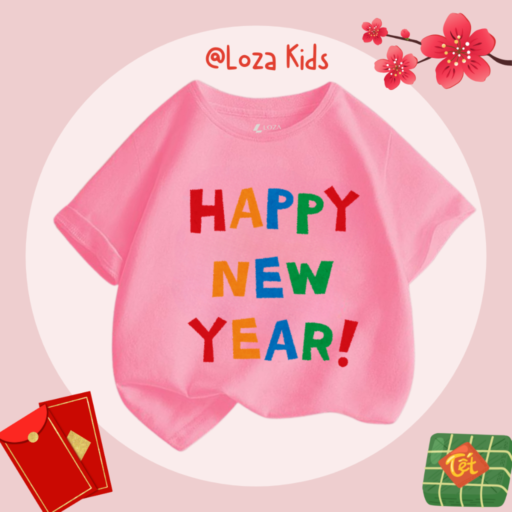 [XẢ KHO SIZE 150] Áo phông cho bé trai bé gái nhiều mẫu chất liệu thun cotton mềm mát size từ 30-35kg - Loza Kids XA007_thumbnail_24