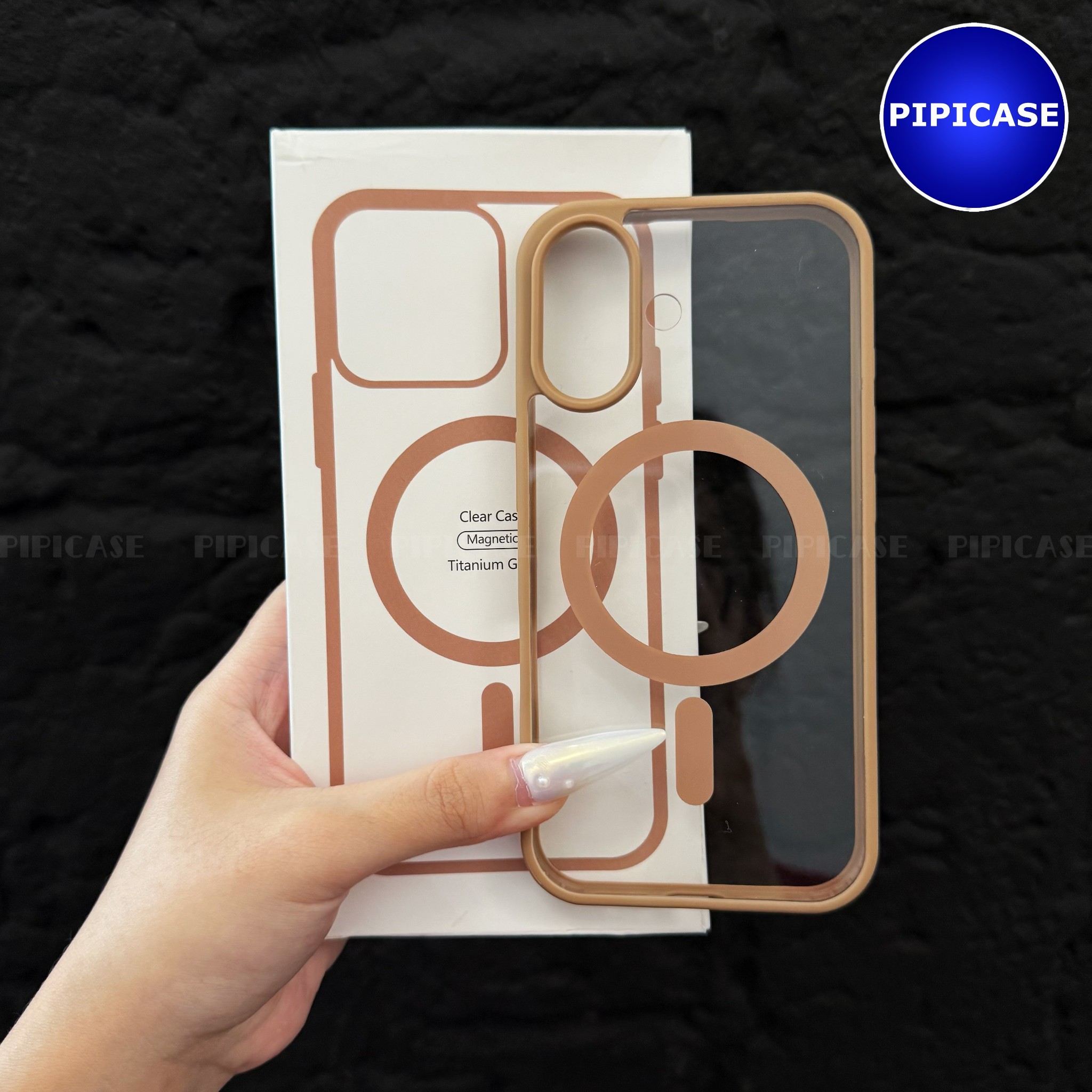 Ốp Lưng iPhone 16 Plus - Chic - Nâu Nhạt_thumbnail_9