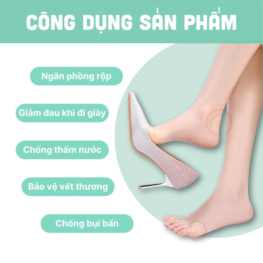 Combo 5 Miếng Dán Gót Chân Chống Phồng Rộp