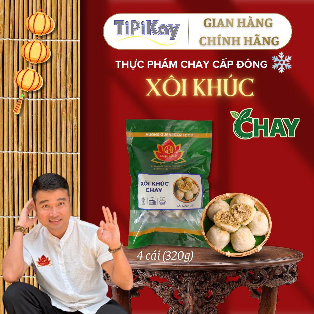 [Đông Lạnh] Xôi Khúc Chay (80g x 4 cái) DL320GXKC