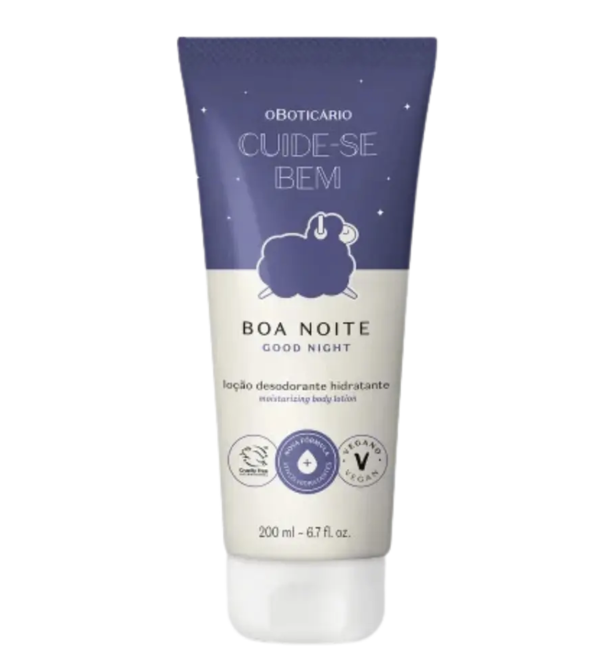 CUIDE-SE BEM LOCIÓN HIDRATANTE CORPORAL BOA NOITE, 200ml