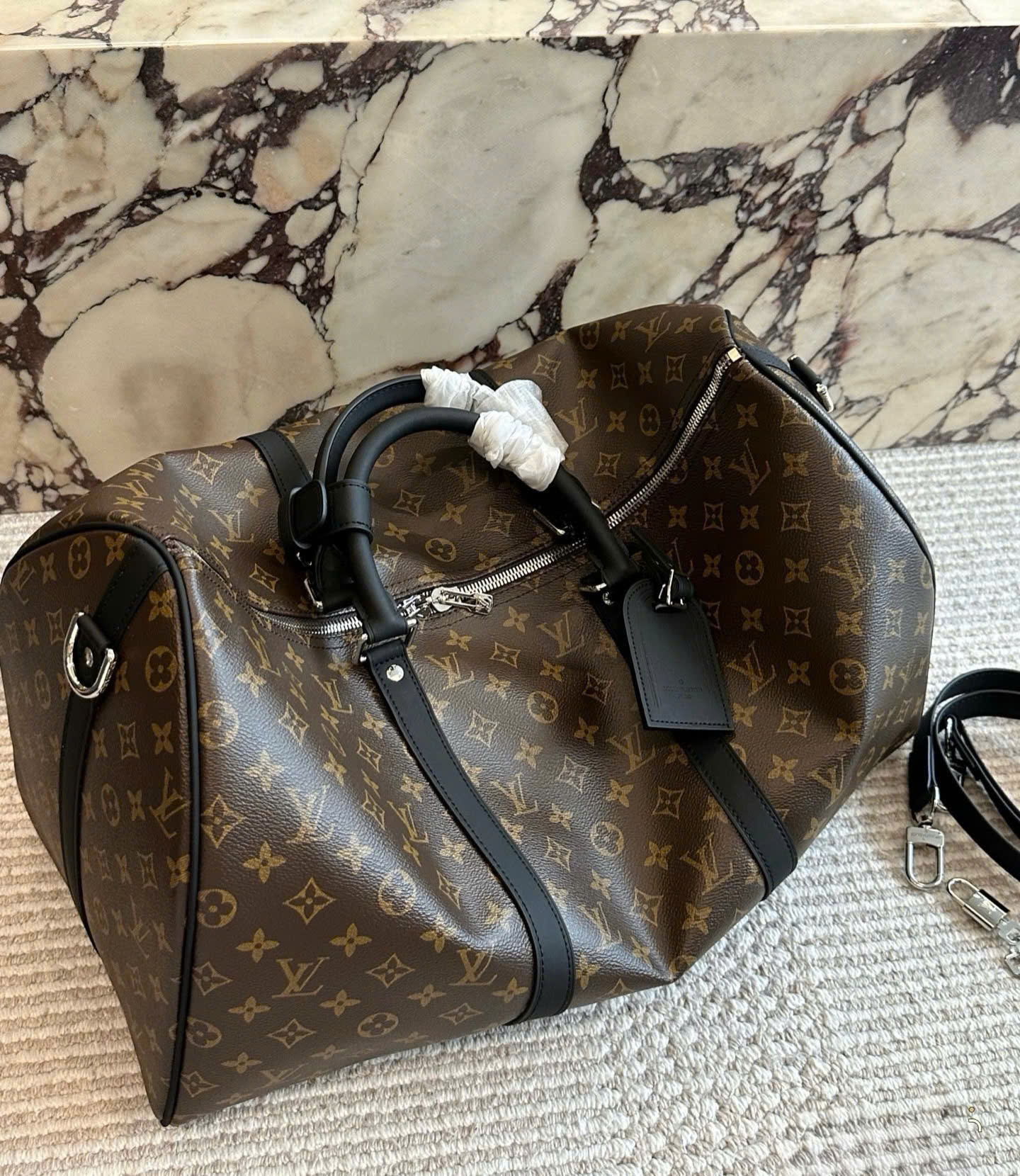 Túi du lịch Louis Vuitton Keepall Bandoulière size 55_thumbnail_4