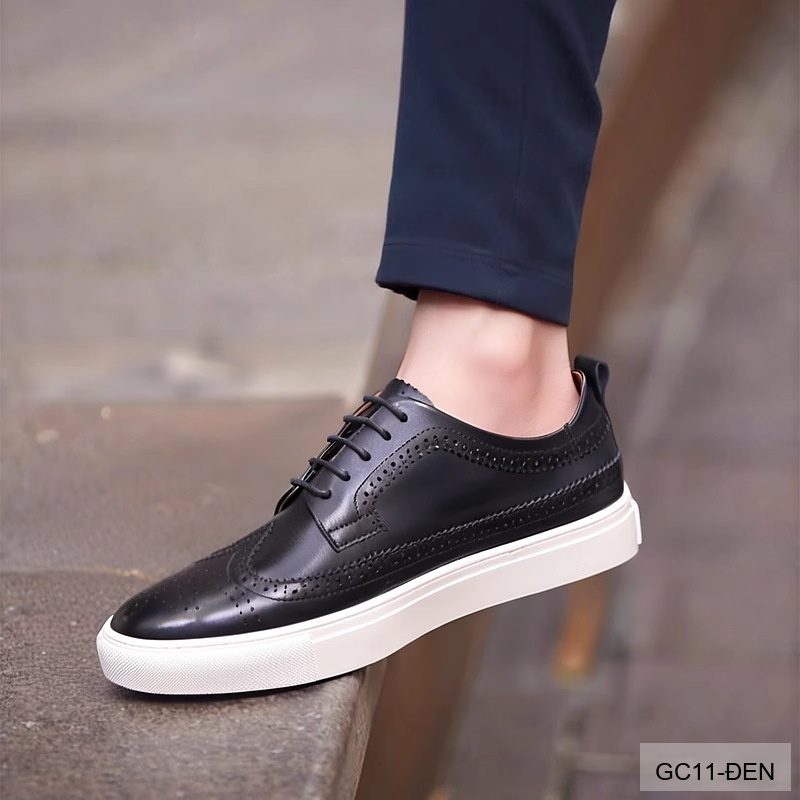 GC11 - Giày Nam Brogue Da Thật Phong Cách Anh Quốc Thiết Kế Sneaker Thời Trang_thumbnail_28