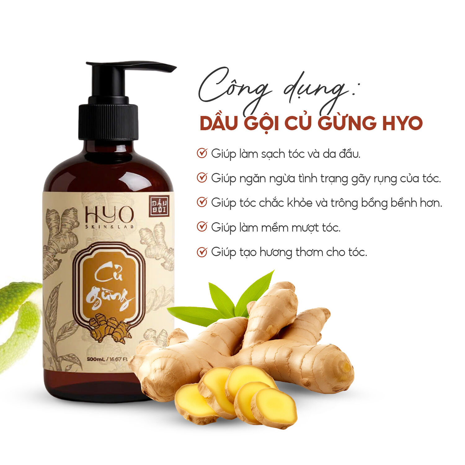 [A86] DẦU GỘI GỪNG 500ML - HYO SKIN & LAB_thumbnail_3