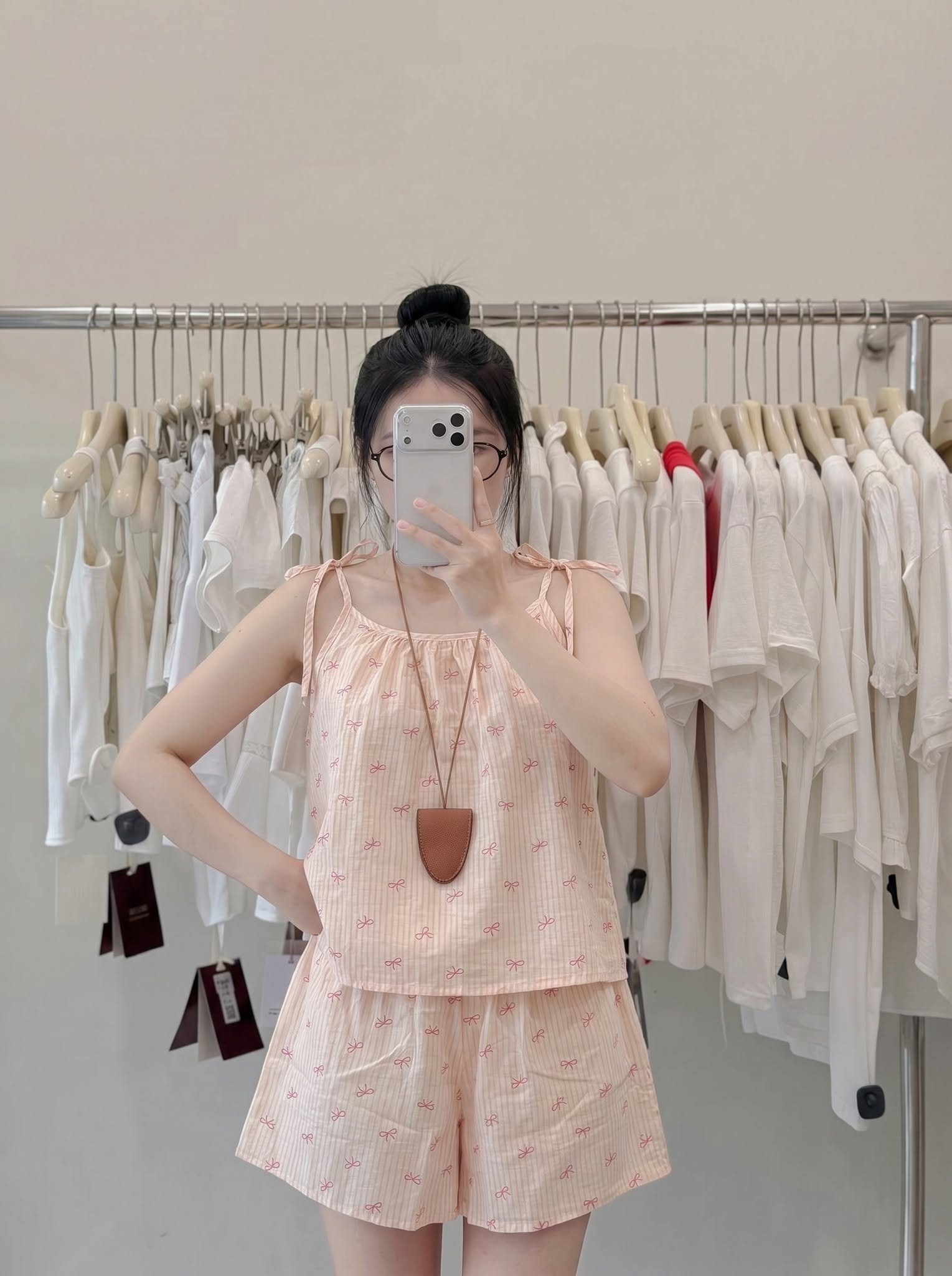 Đồ Bộ Nữ Ngắn QĐ+Áo 2 dây họa tiết LUH (C) (0687)_thumbnail_5