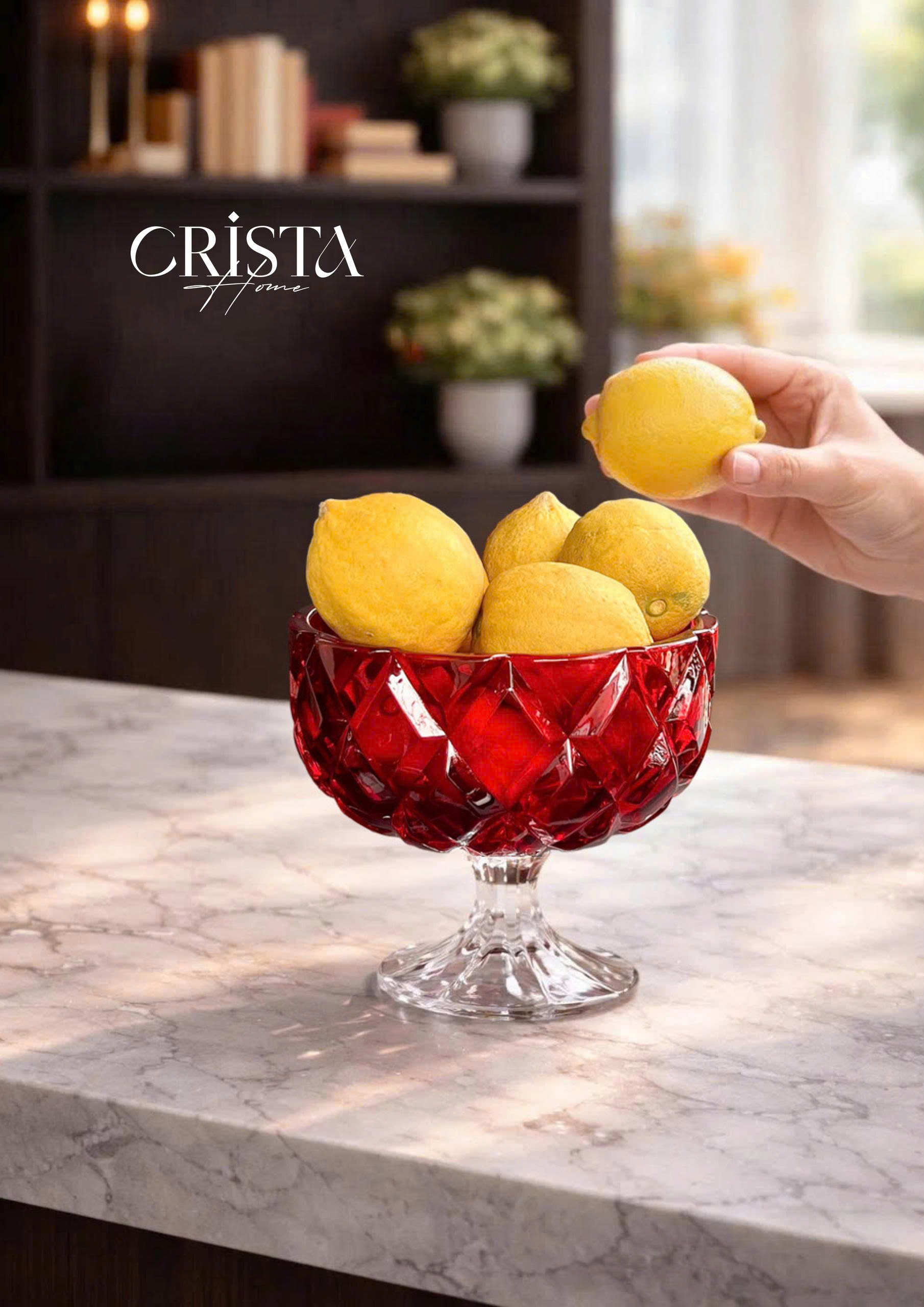 HŨ THỦY TINH CHÂN BỒNG VÂN KIM CƯƠNG 18CM CRISTA HOME 60251_thumbnail_5