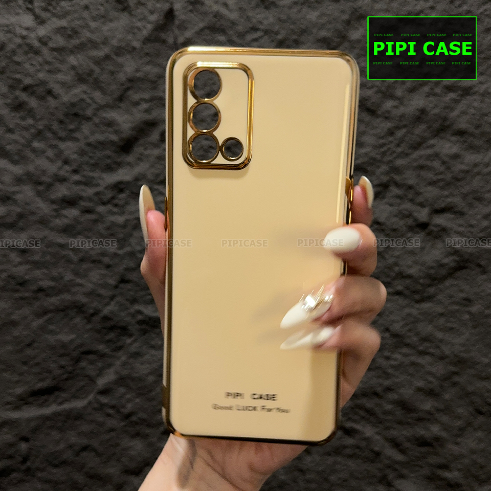 Ốp Lưng Oppo A74 4G - Royal - Vàng