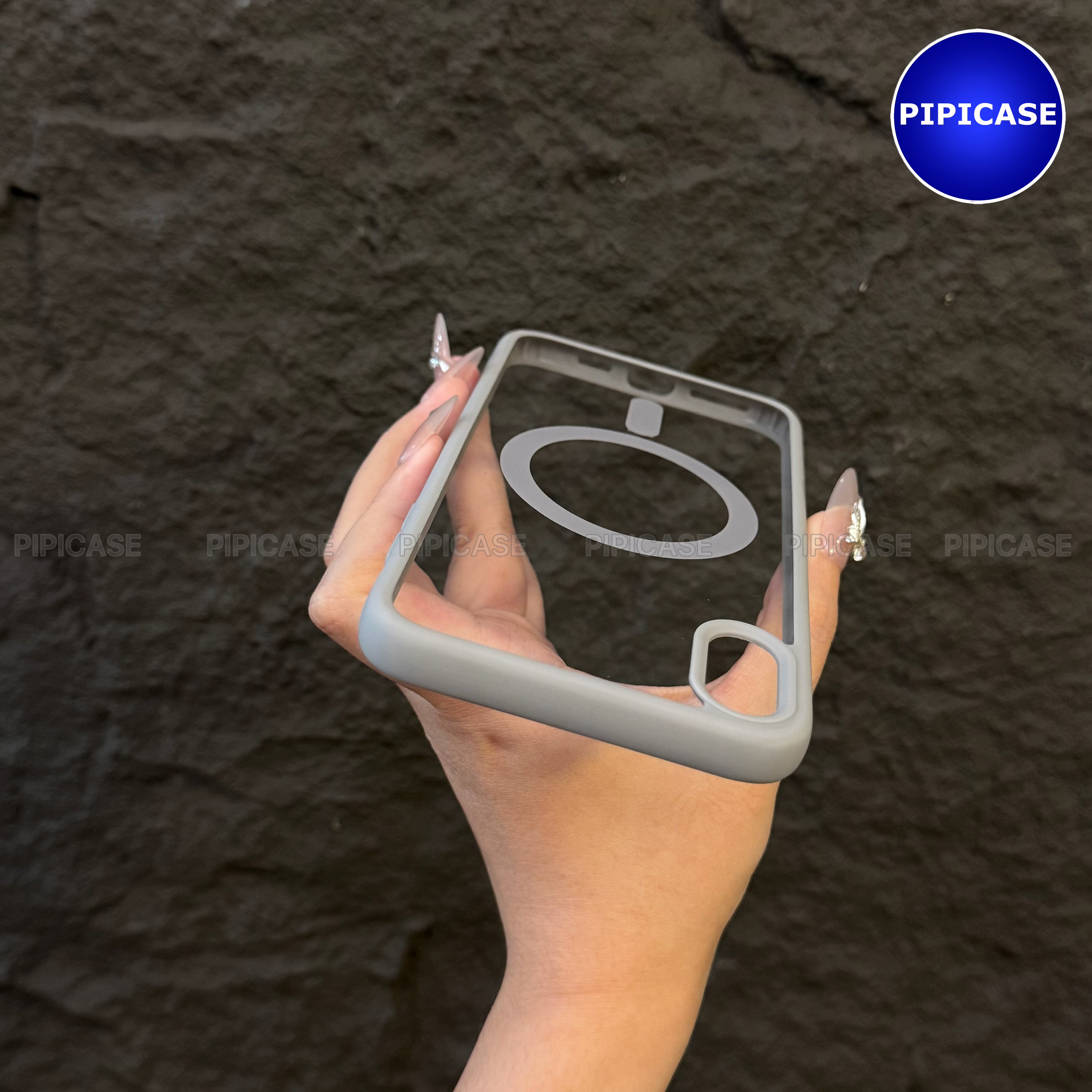 Ốp Lưng iPhone XS Max - Chic - Xám_thumbnail_4