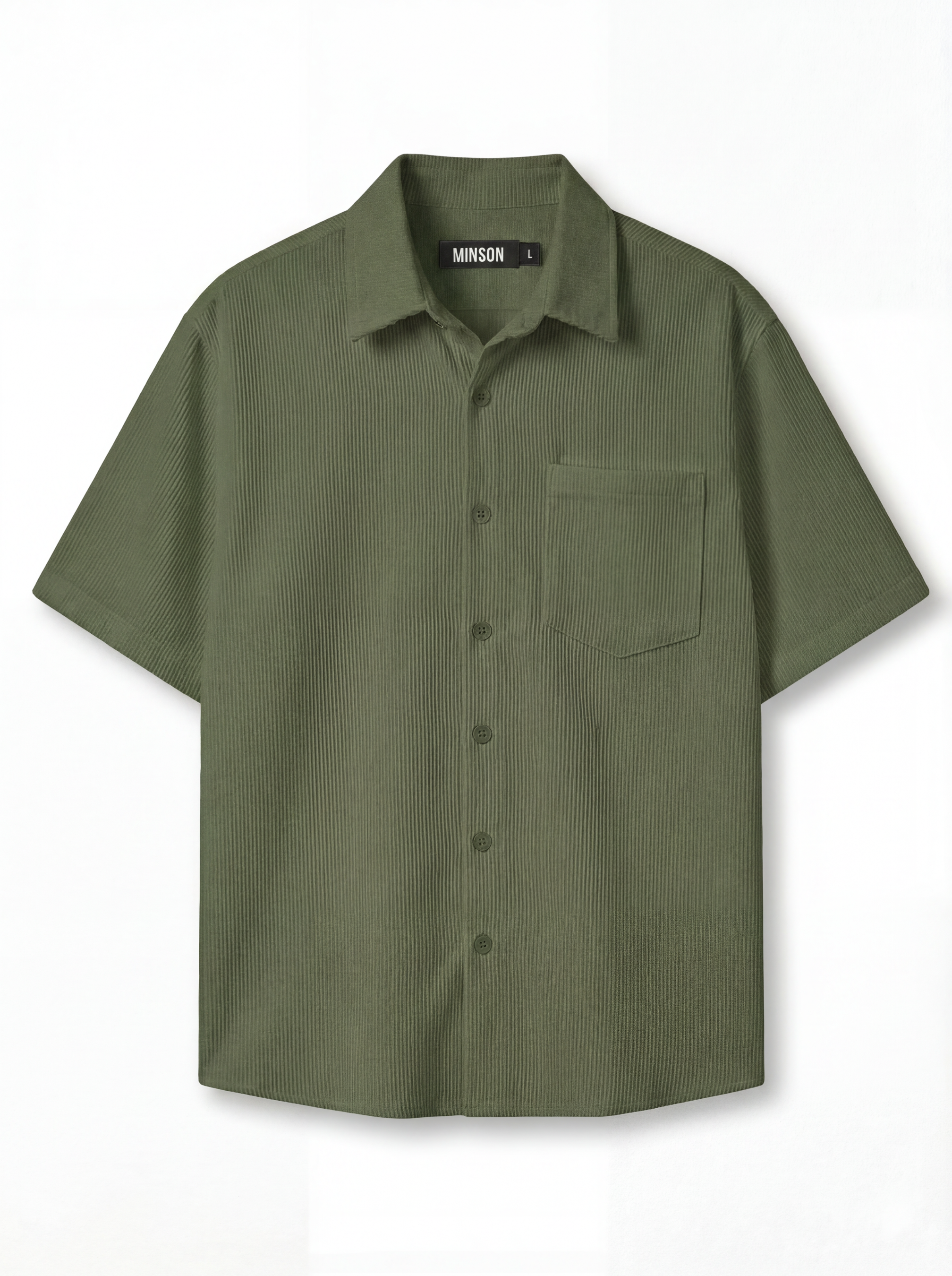 CORDUROY SHIRT - GREEN