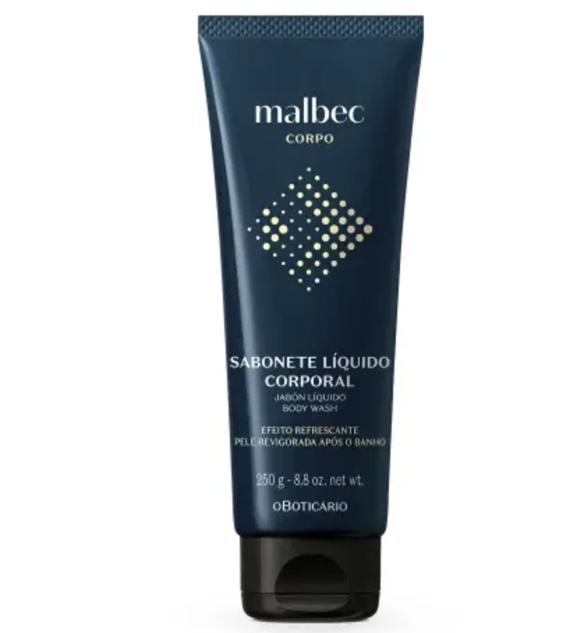 MALBEC SABONETE LIQUIDO CORPORAL MASCULINO