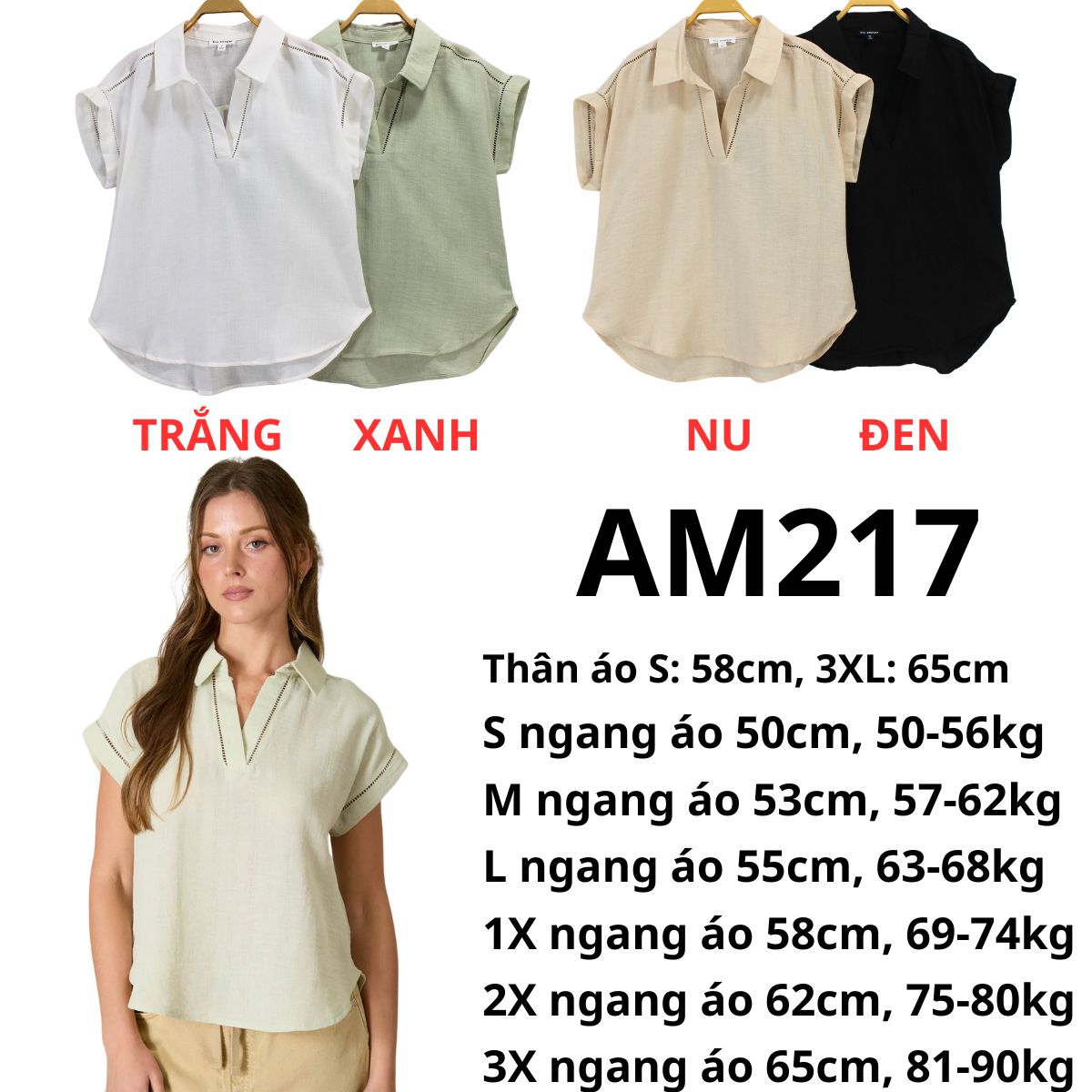 AM217 - Áo sơ mi TN