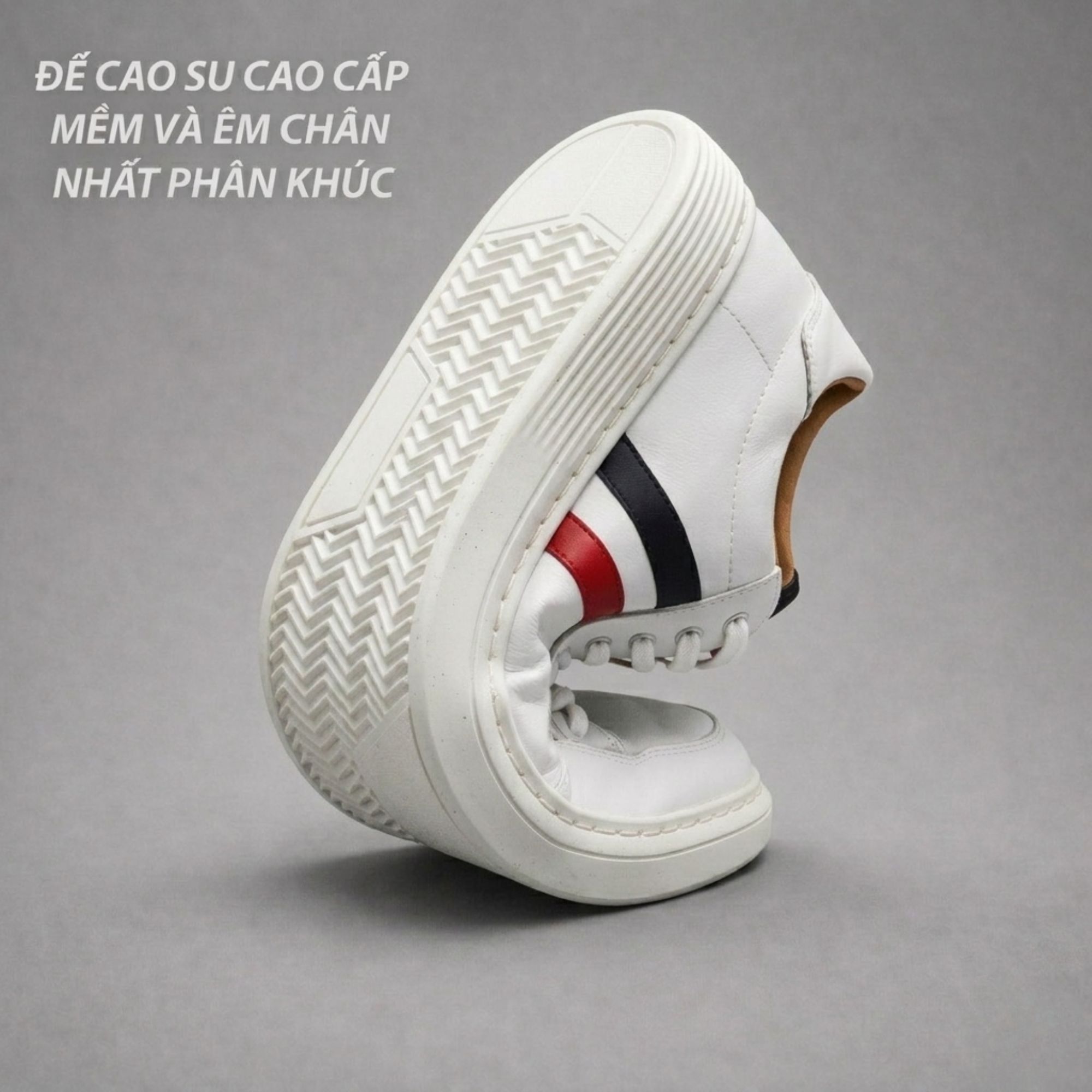 Giày da trắng CS412