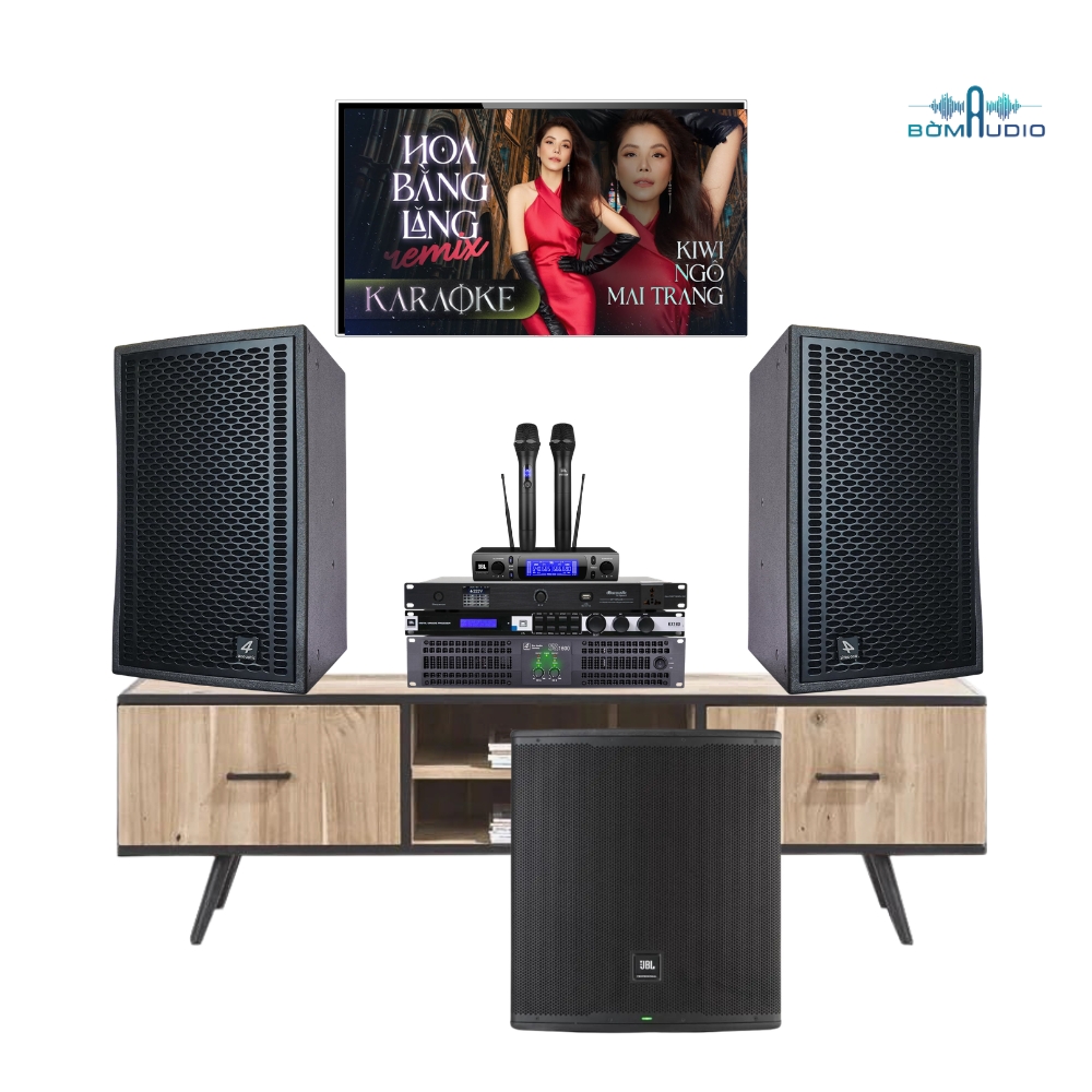 Combo Karaoke 4J7 Vang Số JBL KX180A + Micro JBL VM300 + Cục Đẩy 4ACOUSTIC SQ 1600 + Loa 4ACOUSTIC DR12 + Loa Subwoofer JBL EON718S + Quản Lý Nguồn DBACOUSTIC SP10PLUS_thumbnail_1