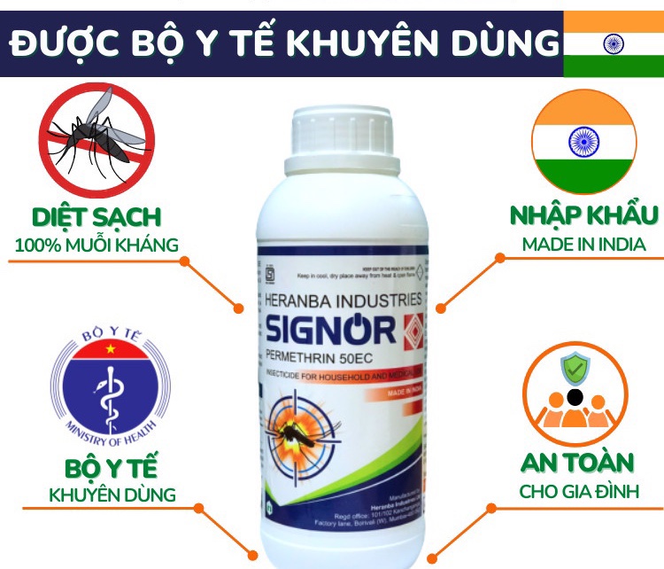 Thuốc Diệt Muỗi SIGNOR PERMETHRIN 50EC 1 Lít (Ấn Độ)_thumbnail_1