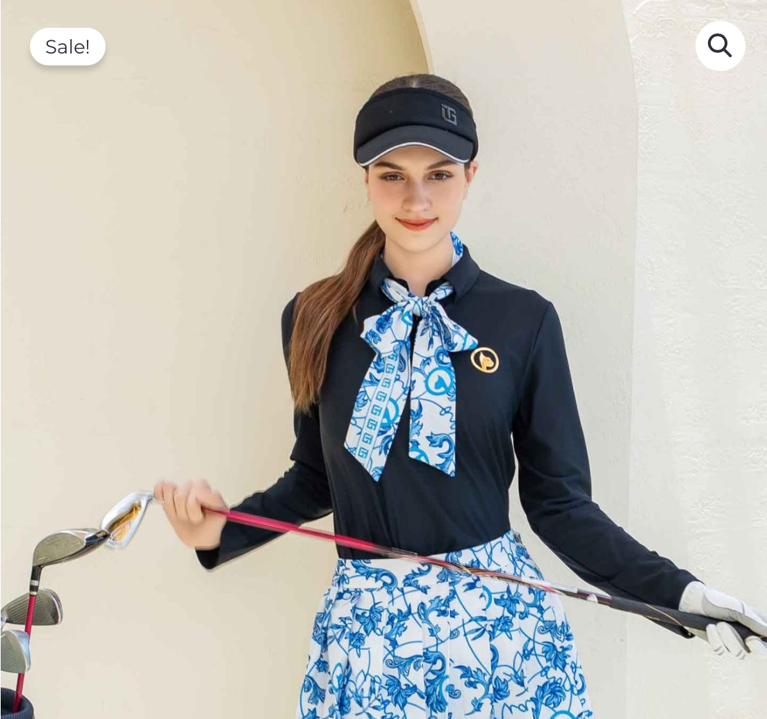 Áo Polo dài tay kèm khăn lụa - Nữ_thumbnail_3