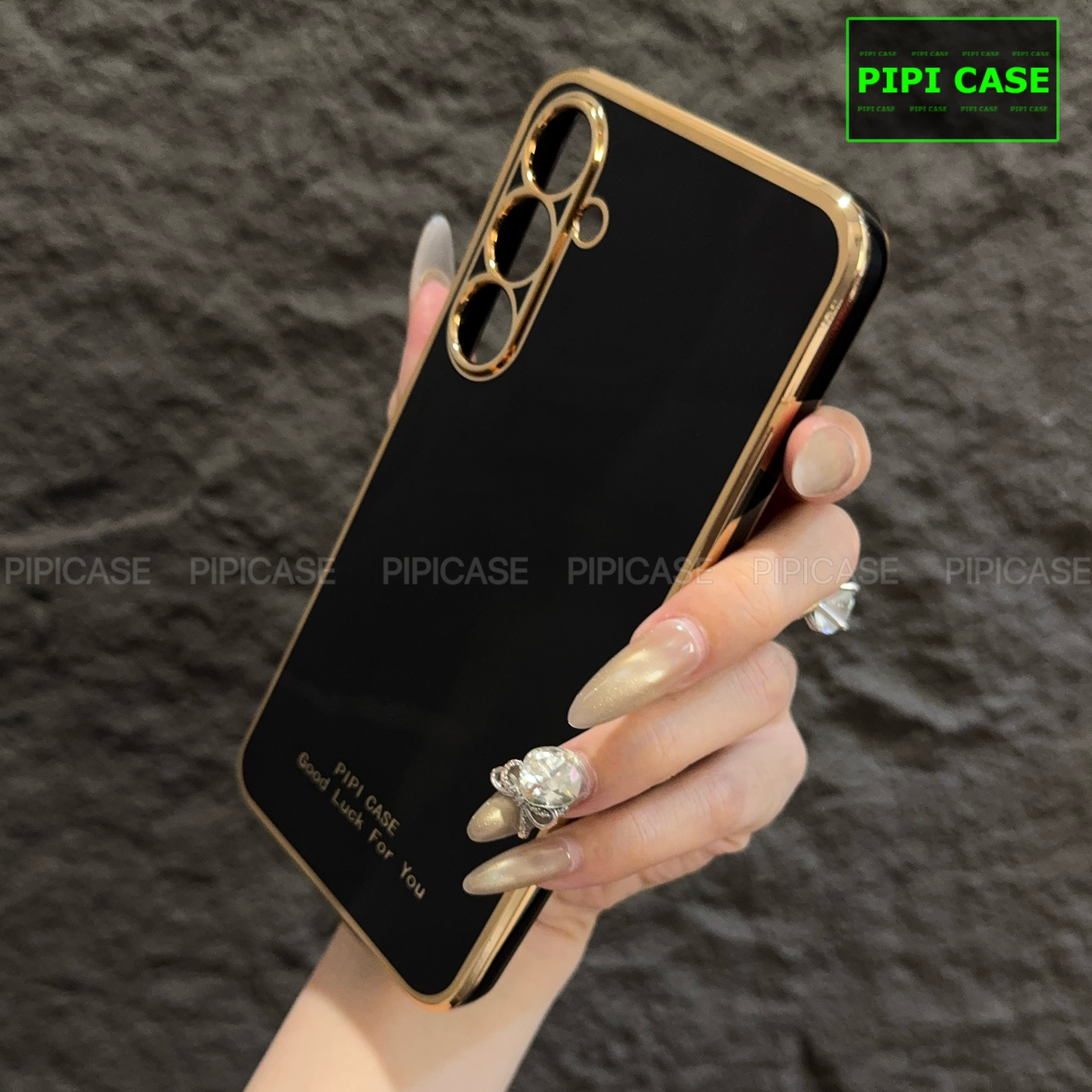 Ốp Lưng Samsung A34 - Royal - Đen