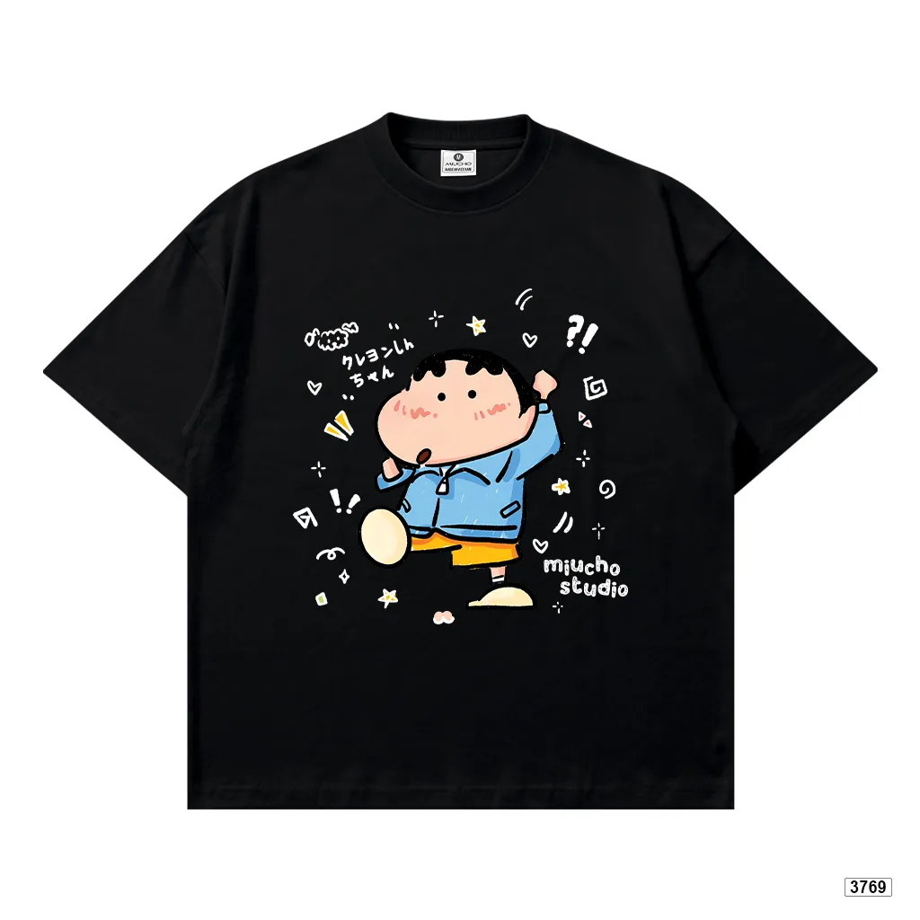 Áo thun nữ form boxy Shinnosuke phong cách đáng yêu Miucho 3769_thumbnail_10