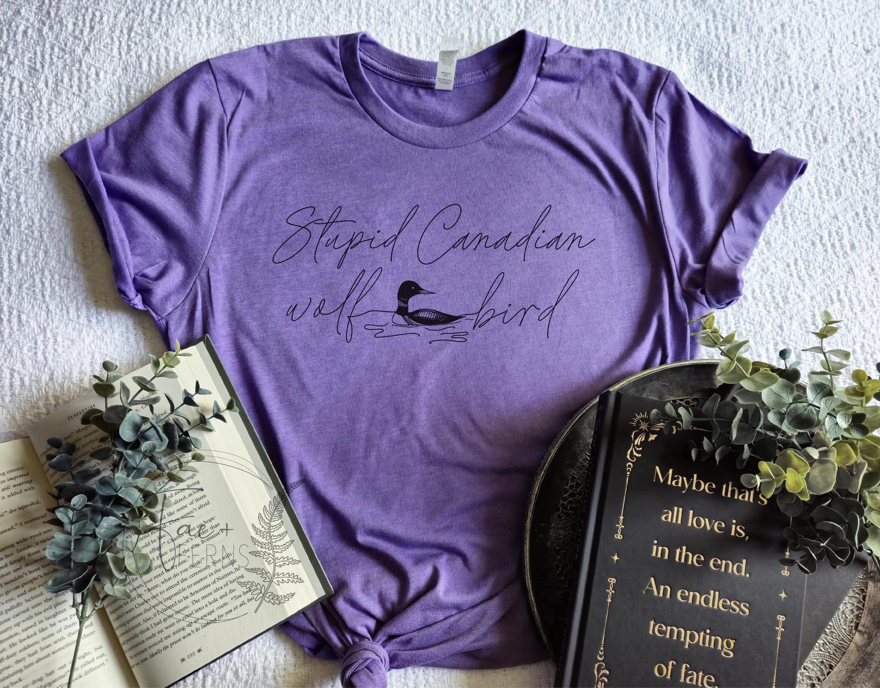 Canadian Wolf Bird T-shirt | Hockey Romance_thumbnail_4
