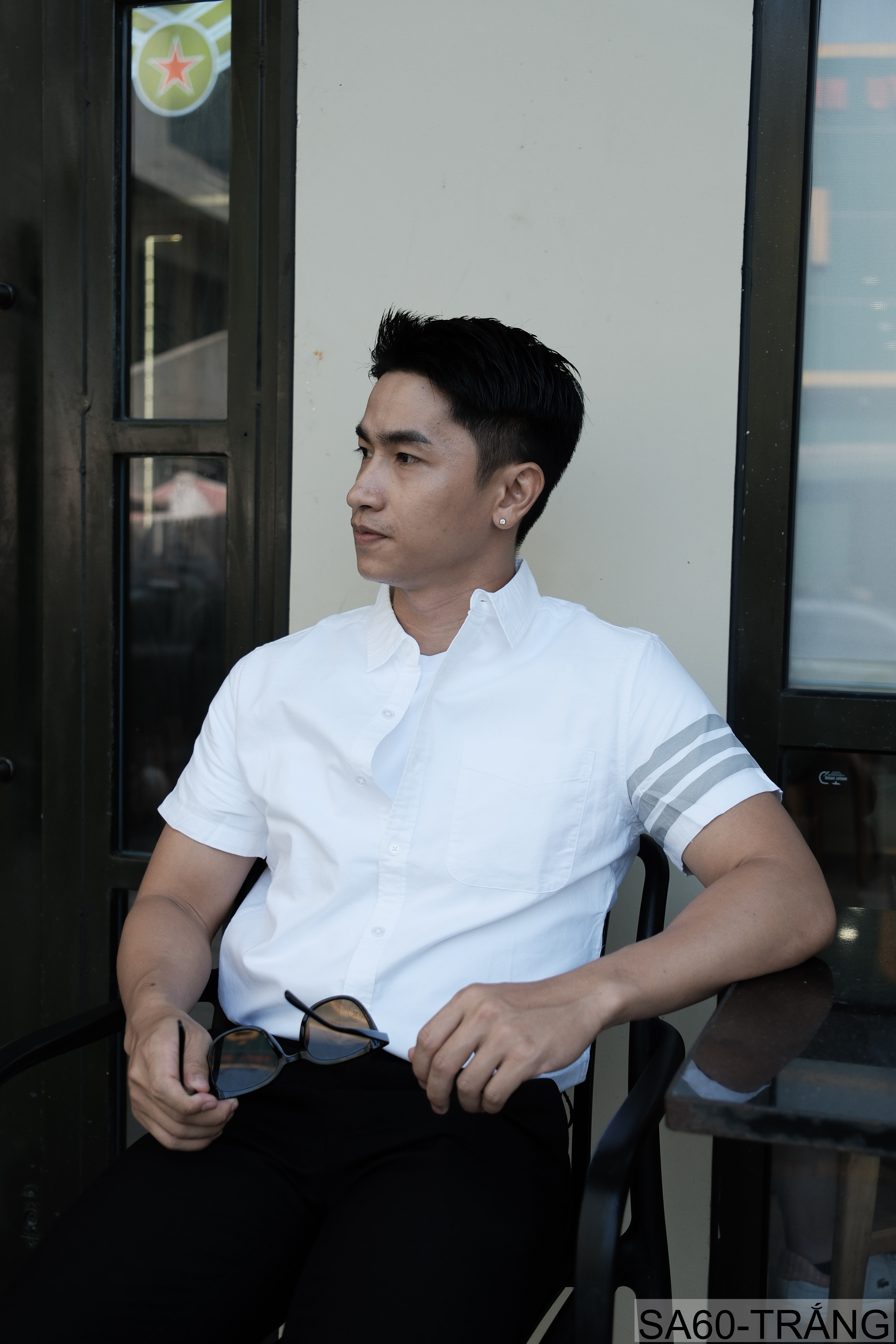SA60 - Áo Sơ Mi Nam Tay Ngắn Phong Cách Nhật Bản Chất Cotton Thoáng Mát Đa Dụng_thumbnail_9