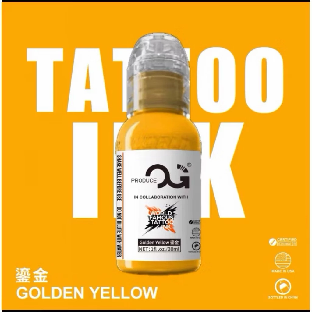 OG x World Famous Ink - Golden Yellow