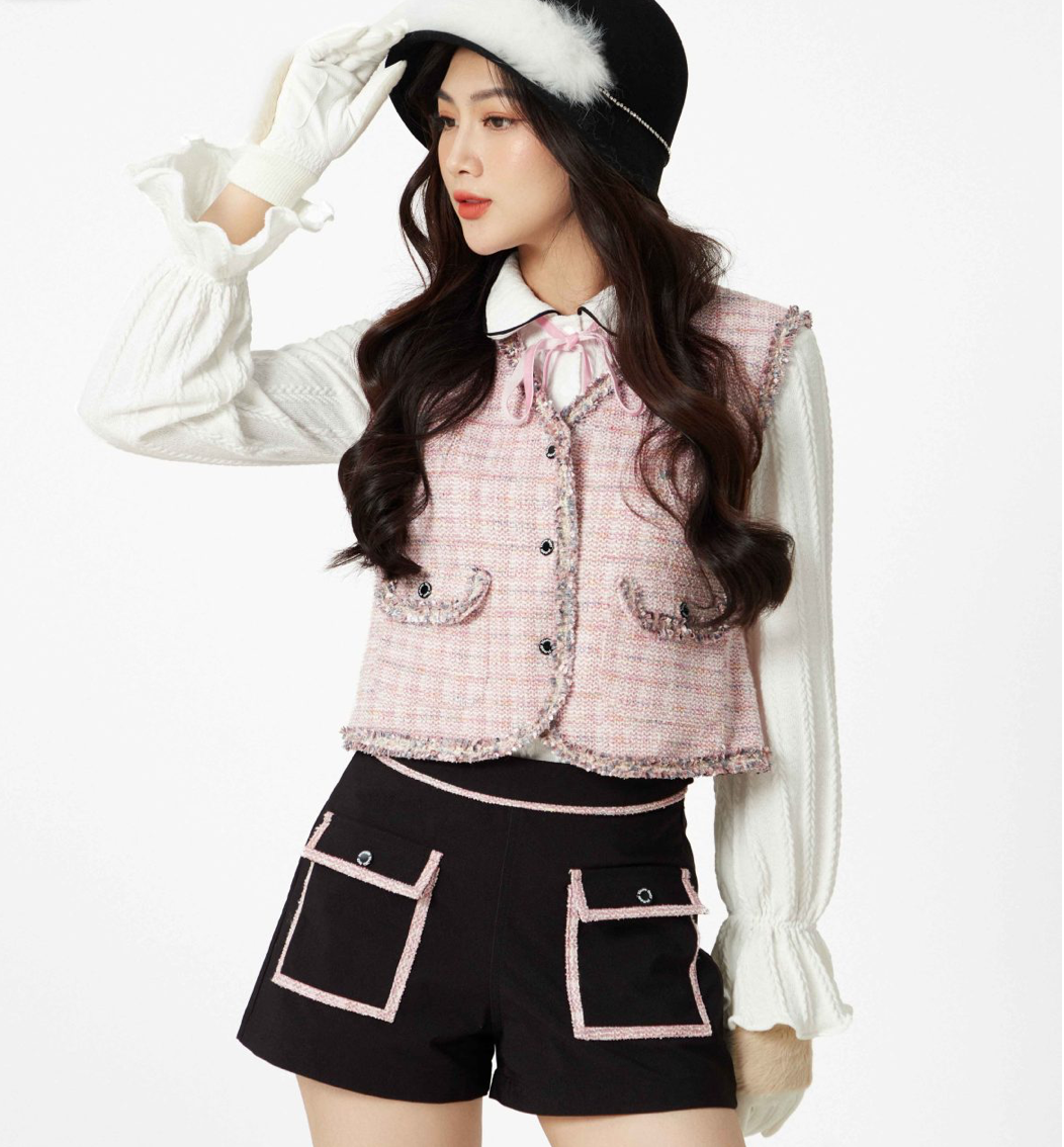 Short Đen Nữ Viền Tweed_thumbnail_4