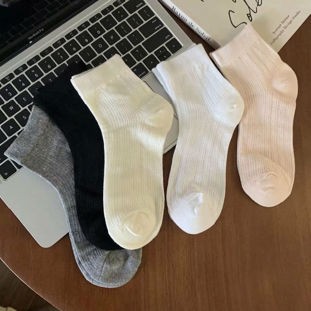 Set 5 Đôi Tất Mùa Hè Thoáng Khí