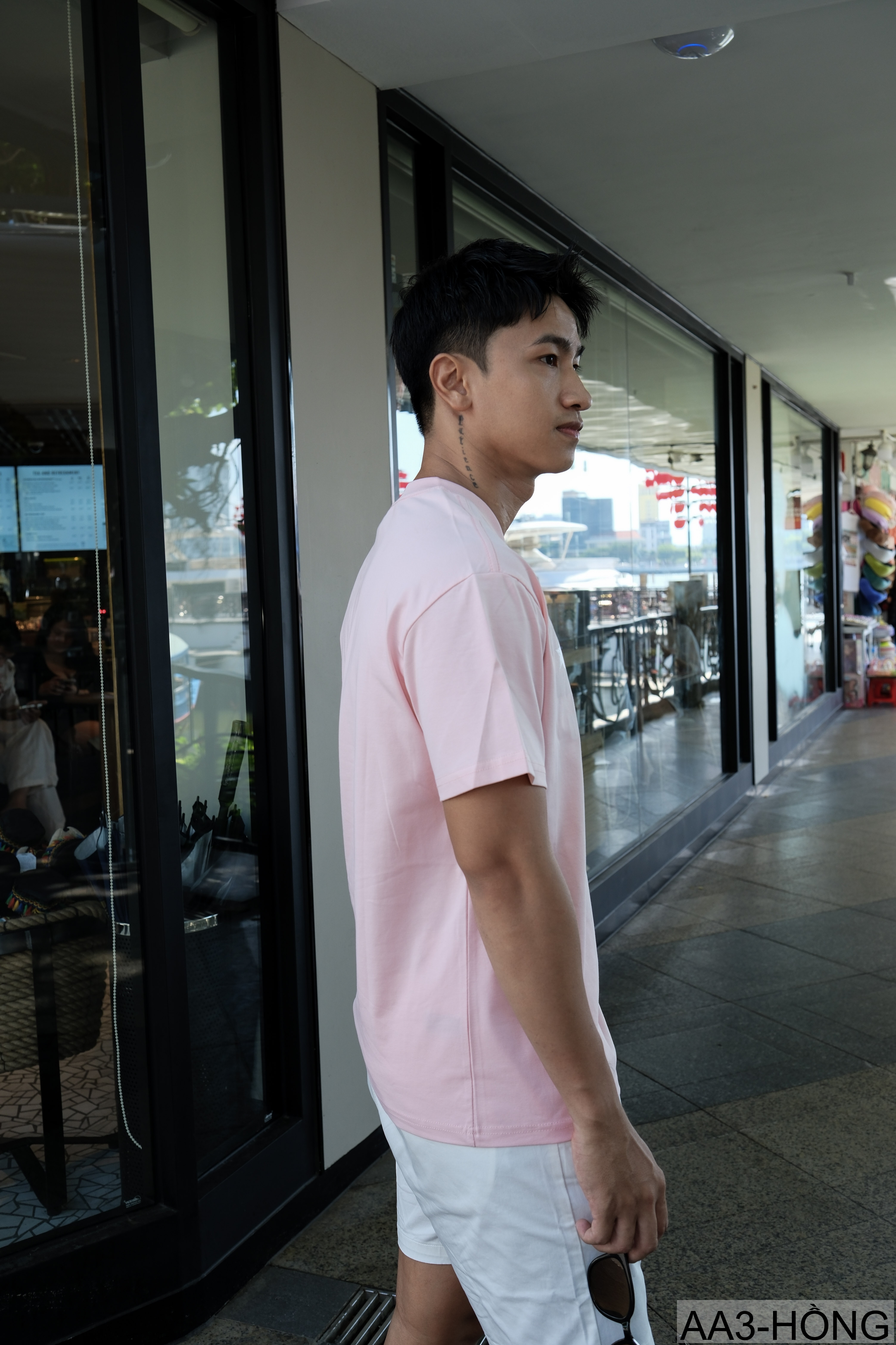 AA3 - Áo thun unisex cổ tròn tay ngắn in chữ retro phong cách streetwear_thumbnail_33