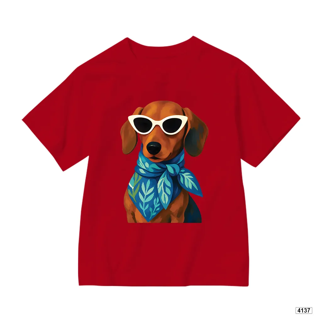 Áo thun bé trai bé gái cún Dachshund Kado 4137_thumbnail_9
