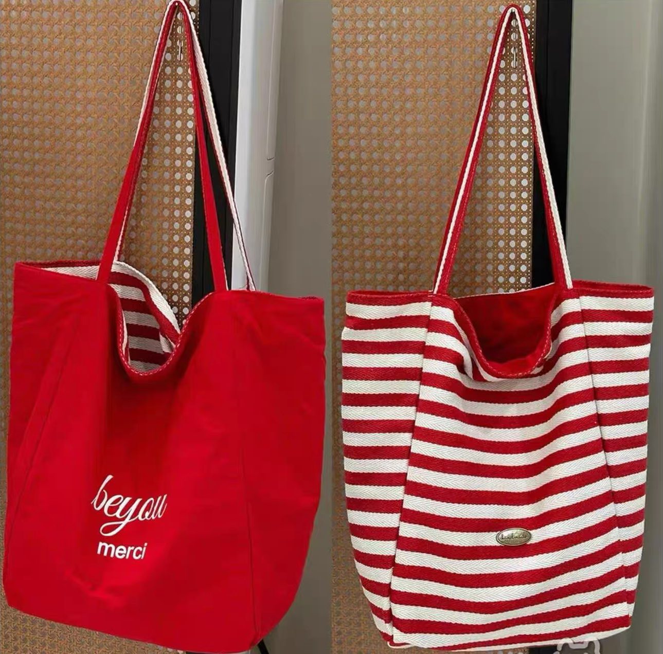 E463 TÚI TOTE KẺ 2 MÀU_thumbnail_3