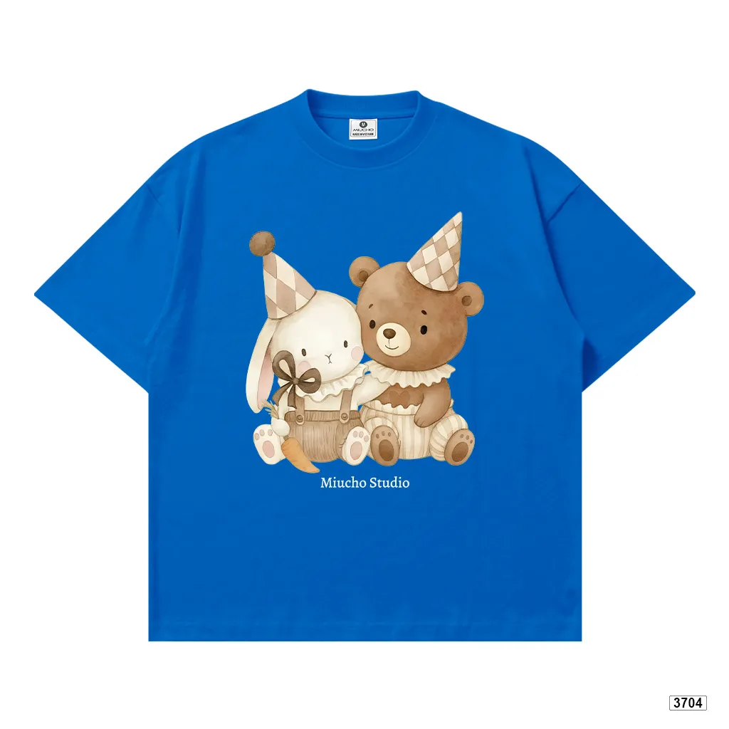 Áo thun nữ form boxy thỏ và gấu Miucho 3704_thumbnail_16