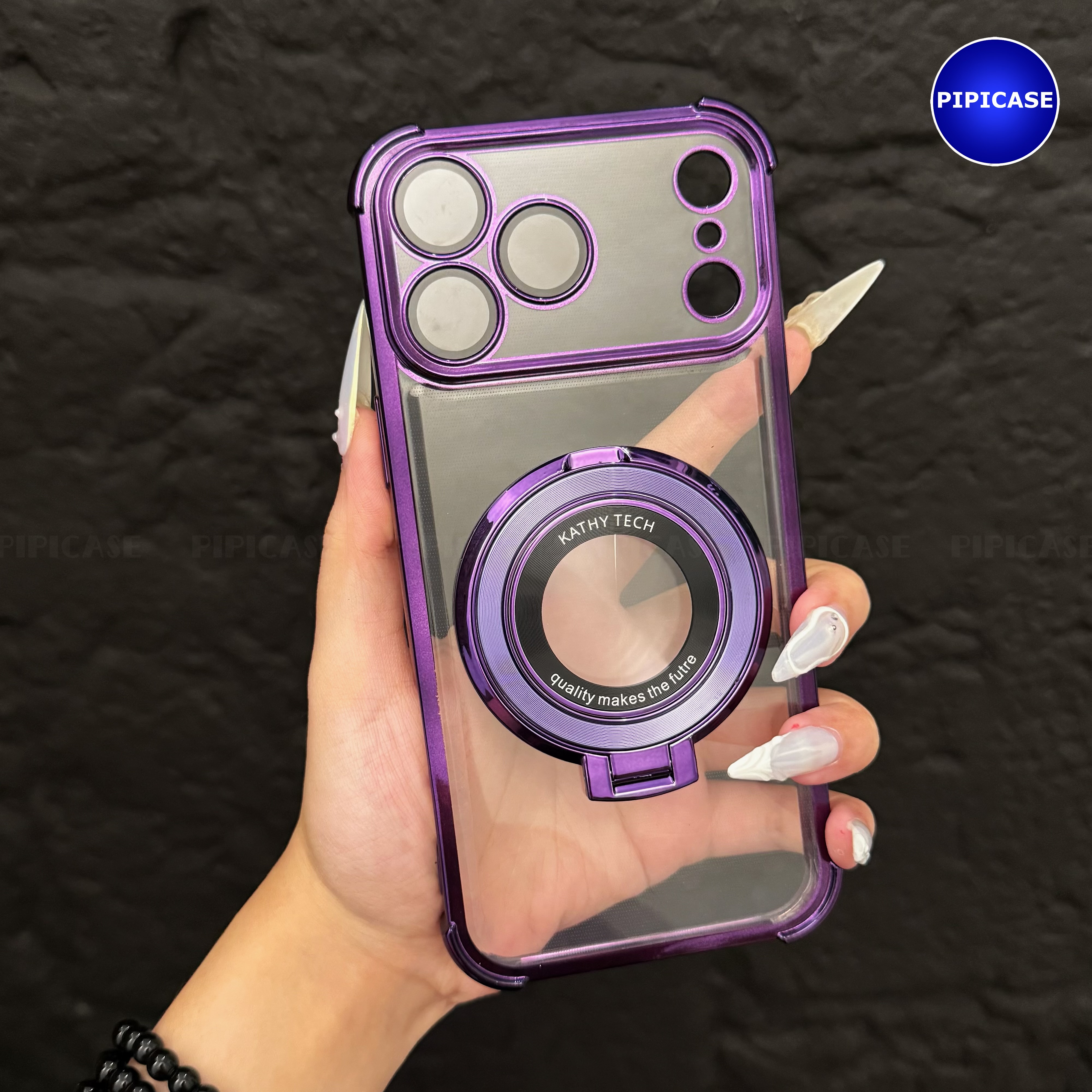 Ốp Lưng iPhone 17 Pro - Ven - Tím_thumbnail_3