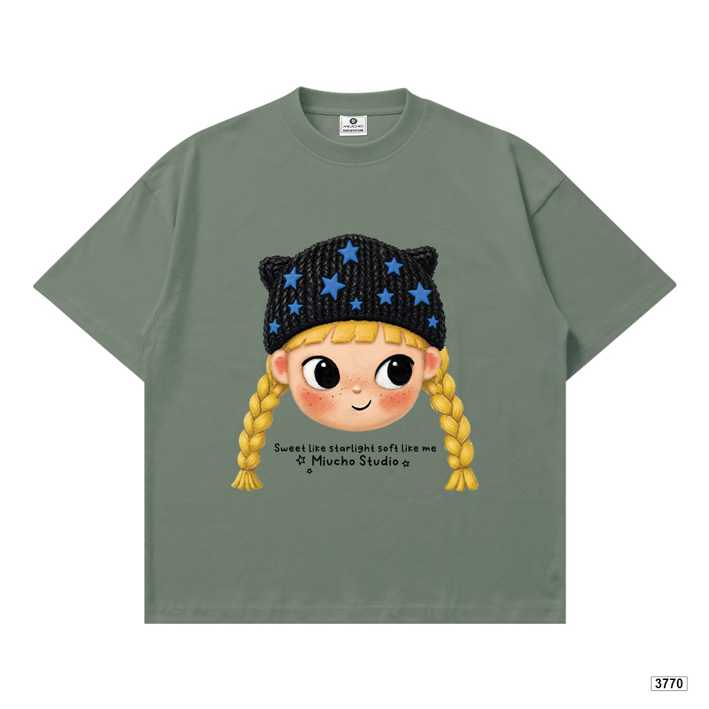 Áo thun boxy nữ Cartoon Girl đáng yêu Miucho 3770_thumbnail_12