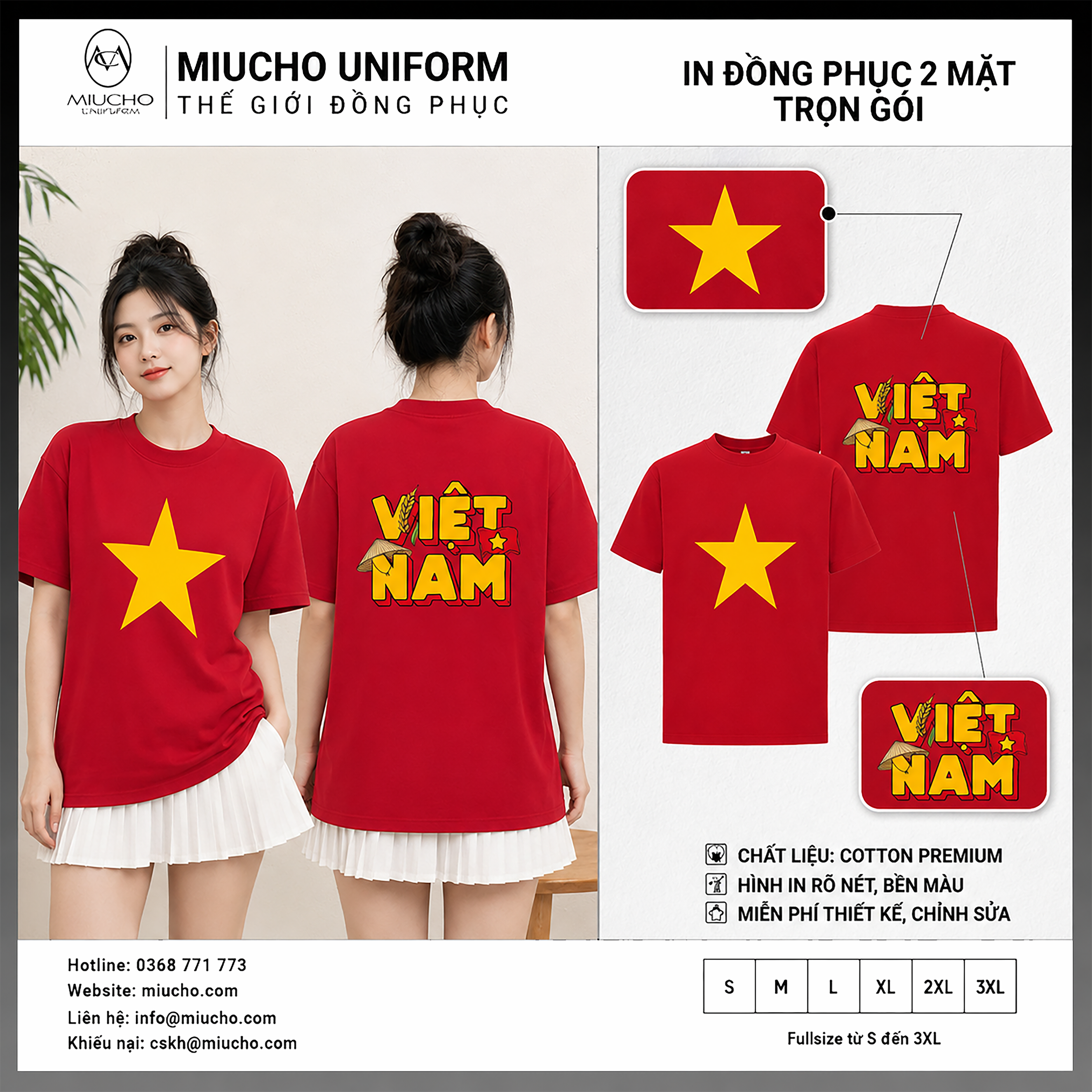 Áo thun thiết kế như yêu cầu TK124