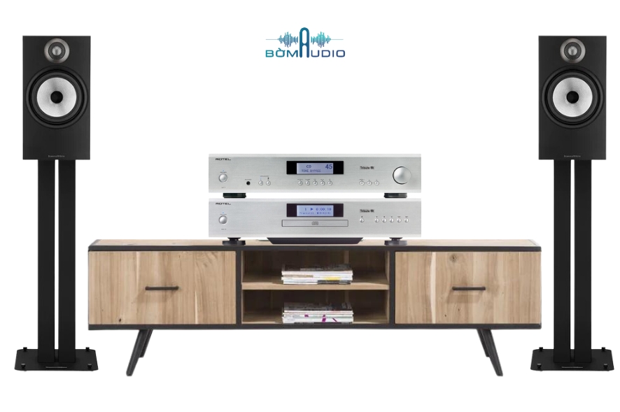 AMPLI ROTEL A11 TRIBUTE + ĐẦU CD ROTE CD11 TRIBUTE + LOA B&W 607 S2