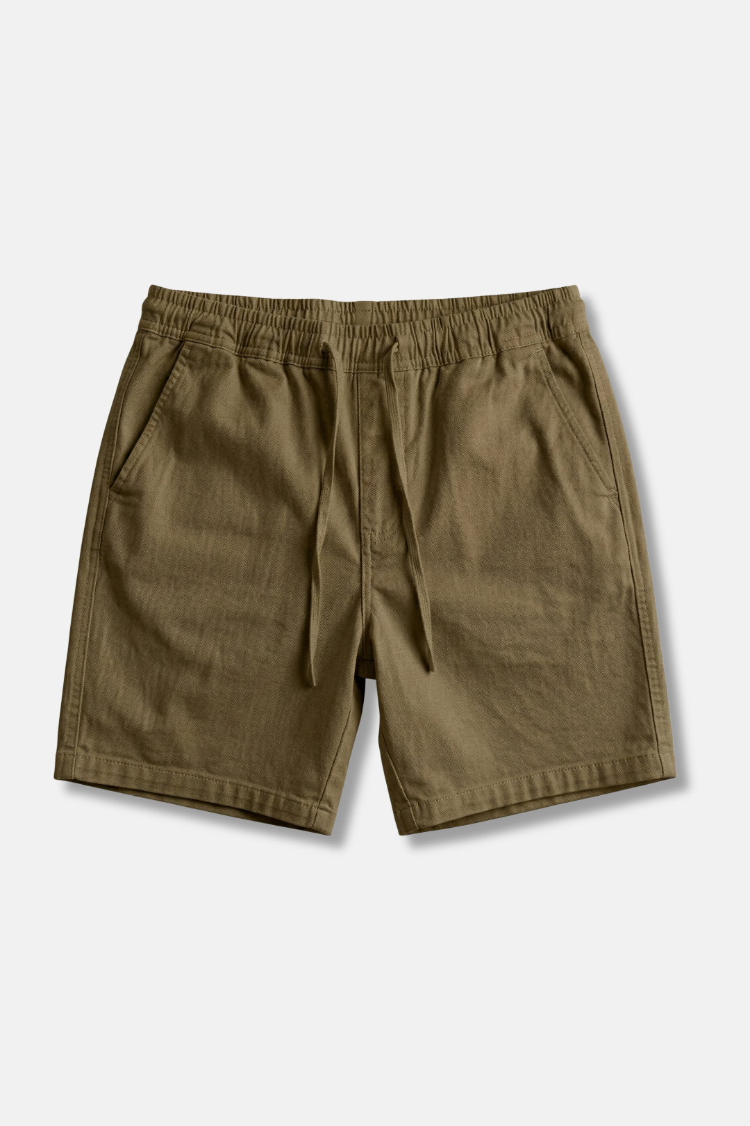 REFINED KAKI SHORT - BROWN