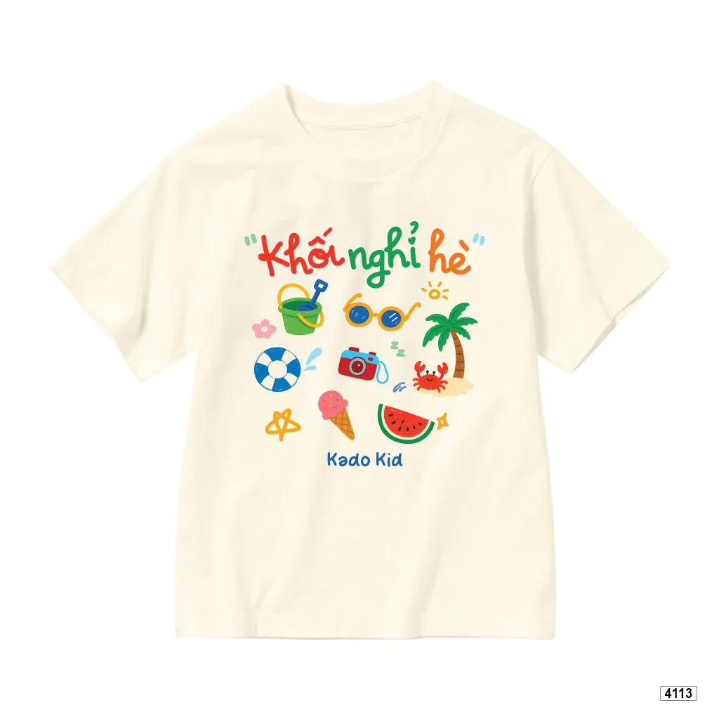Áo thun bé trai bé gái Khối nghỉ hè Kado 4113_thumbnail_9